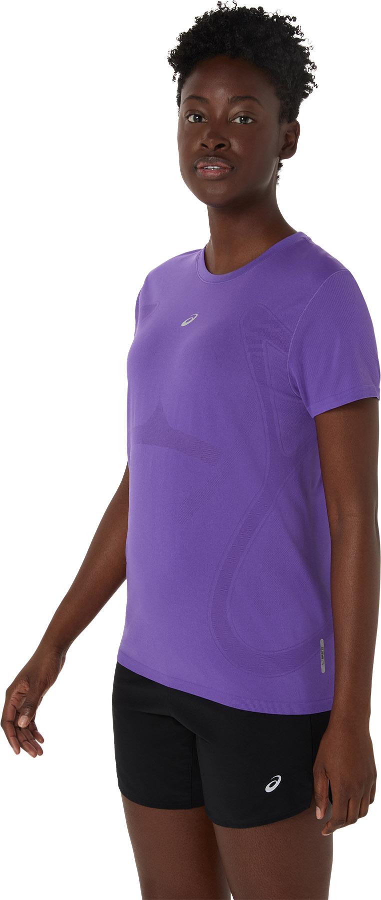 Product gallery image number 4 for product Haut de course à manches courtes sans coutures Road - Femme