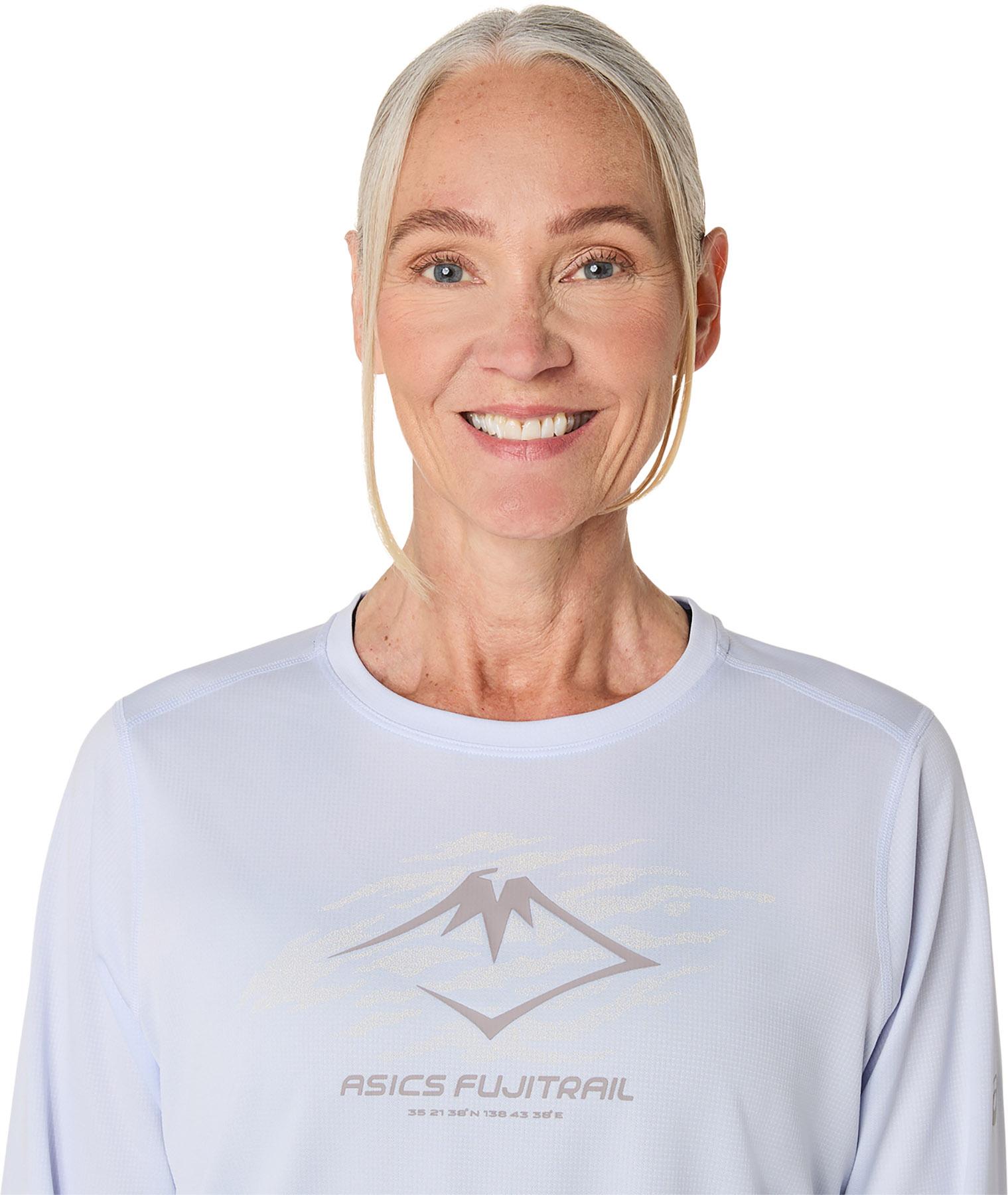 Product gallery image number 3 for product T-shirt à manches longues avec logo Fujitrail - Femme