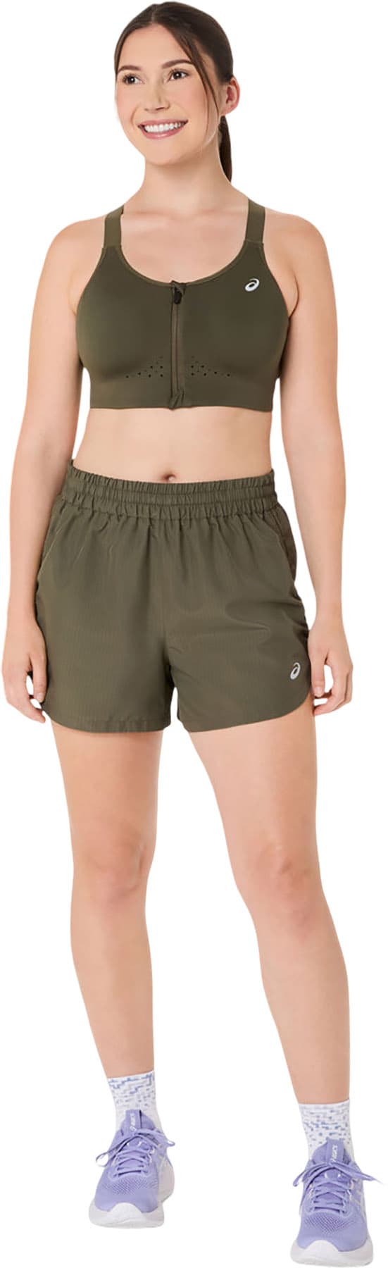 Product gallery image number 6 for product Soutien-gorge de sport zippé Road Combination - Femme