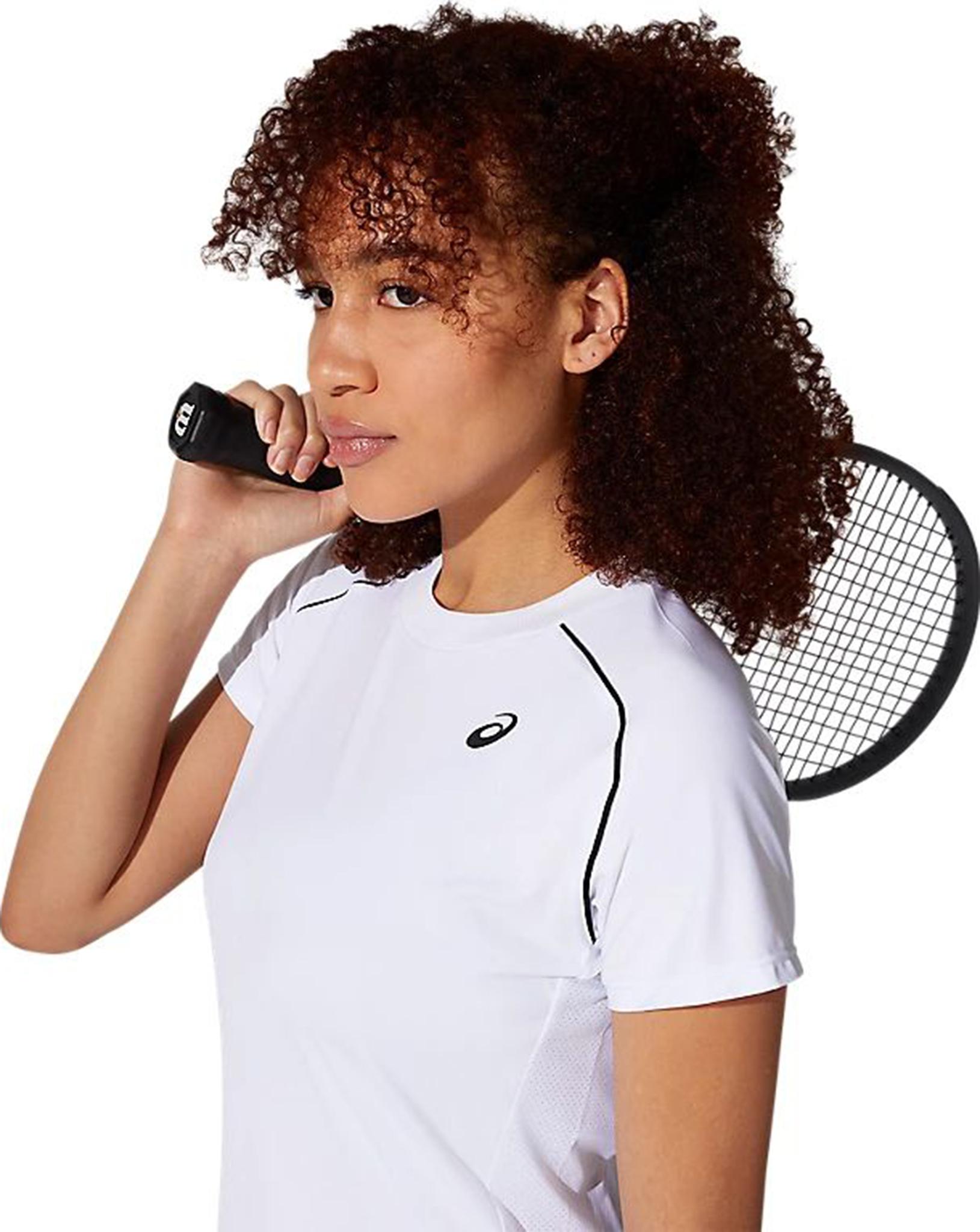 Product gallery image number 3 for product Court Piping Short Sleeve Tee - Women's