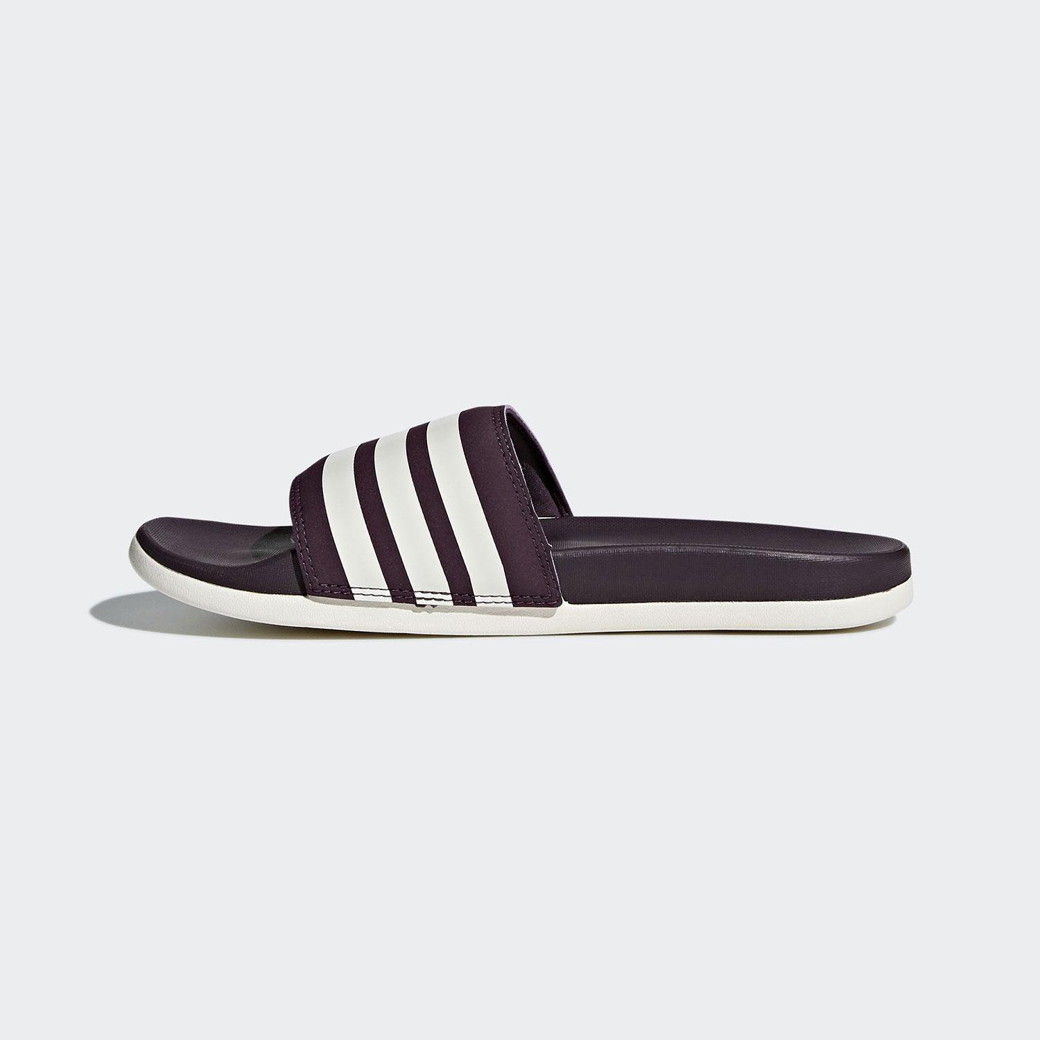 Product gallery image number 6 for product Adilette Cloudfoam Plus Stripes Slides - Women's