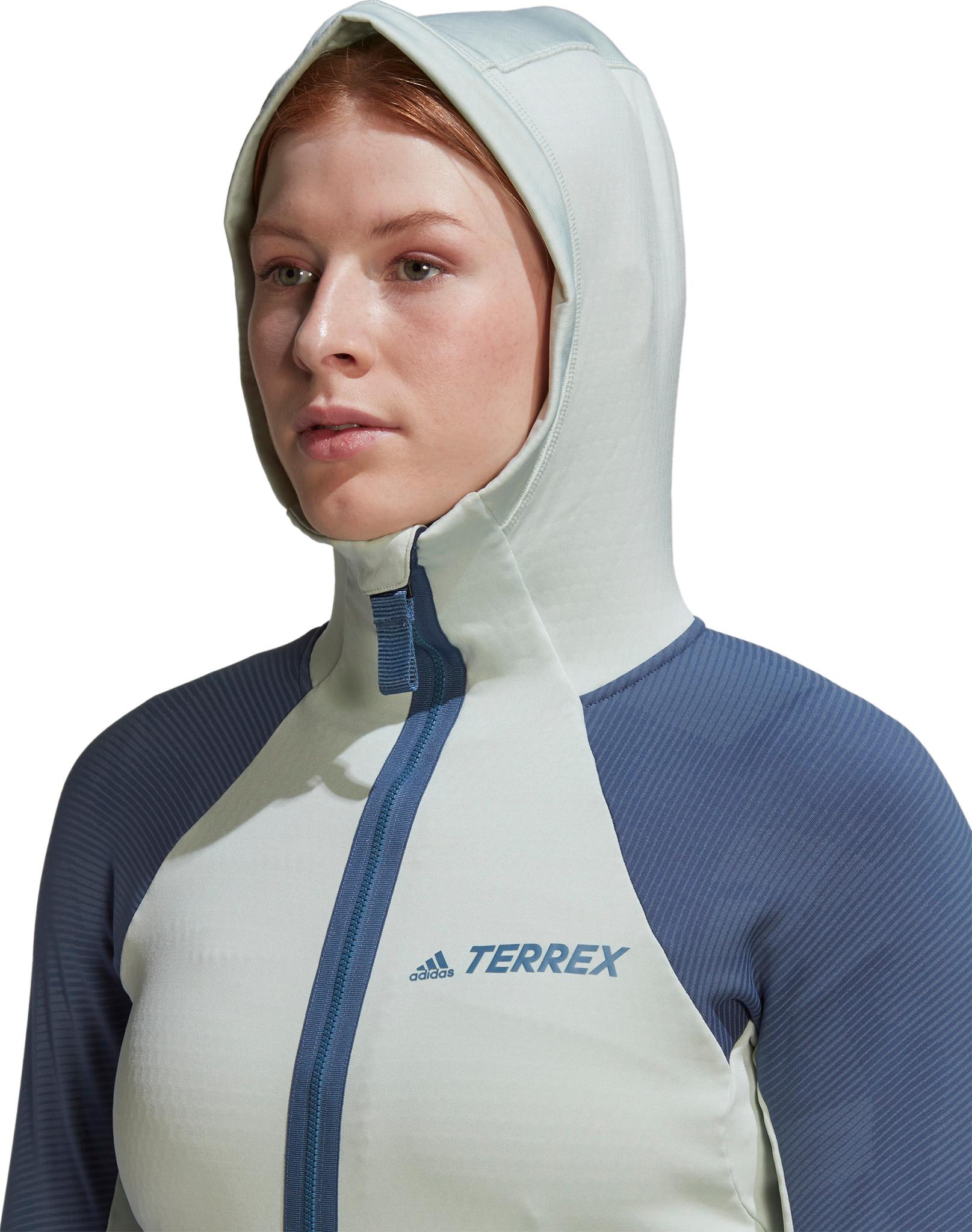 Product gallery image number 3 for product Terrex Tech Flooce Hooded Hiking Fleece Shirt - Women's