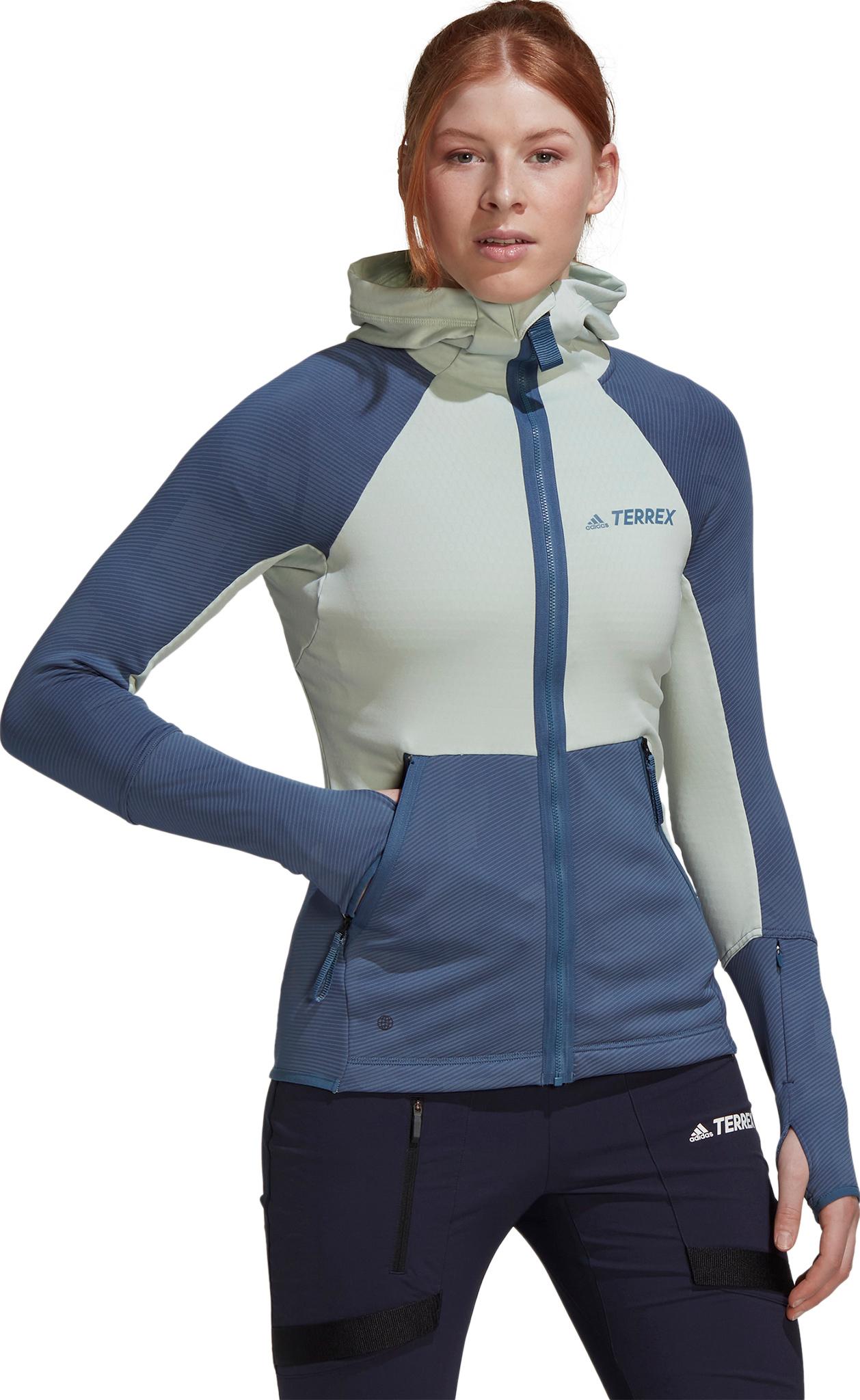 Product gallery image number 6 for product Terrex Tech Flooce Hooded Hiking Fleece Shirt - Women's