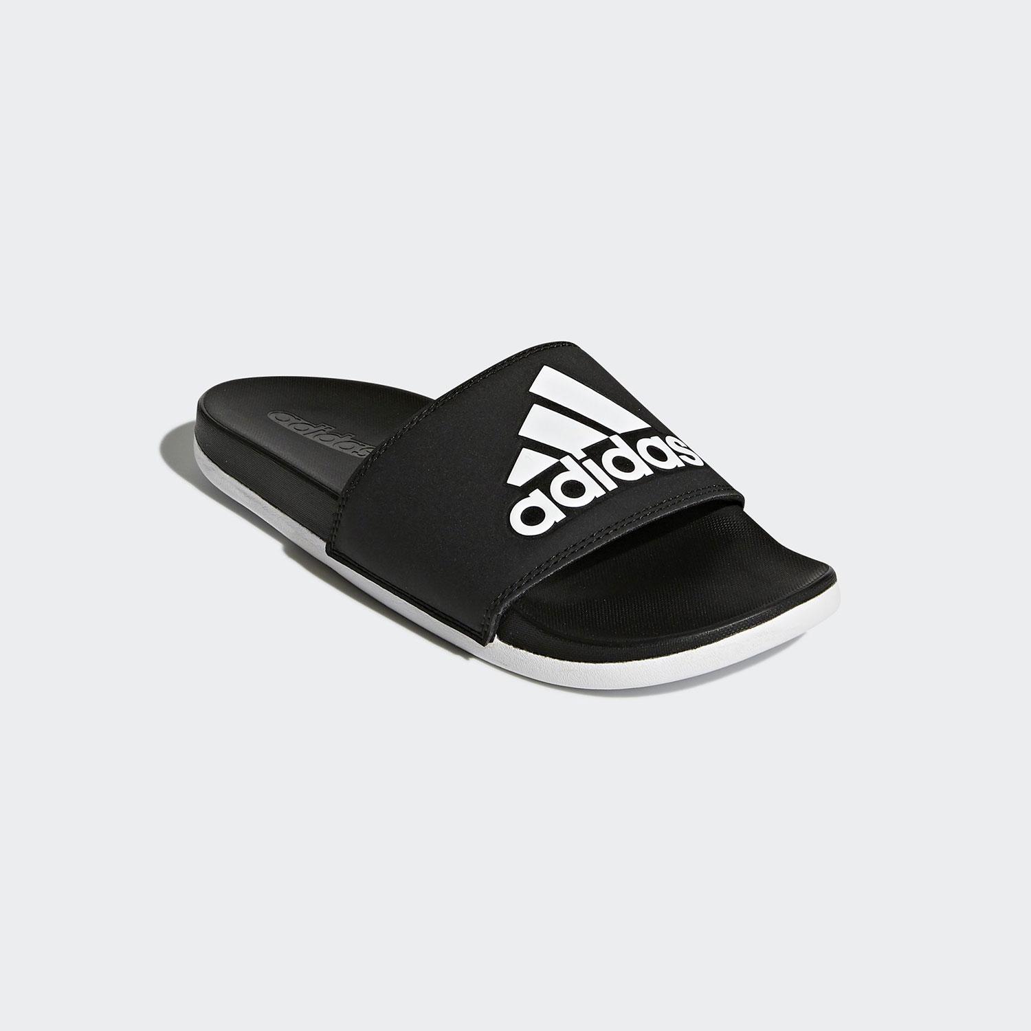 Product gallery image number 8 for product Adilette Cloudfoam Plus Logo Slides - Women's