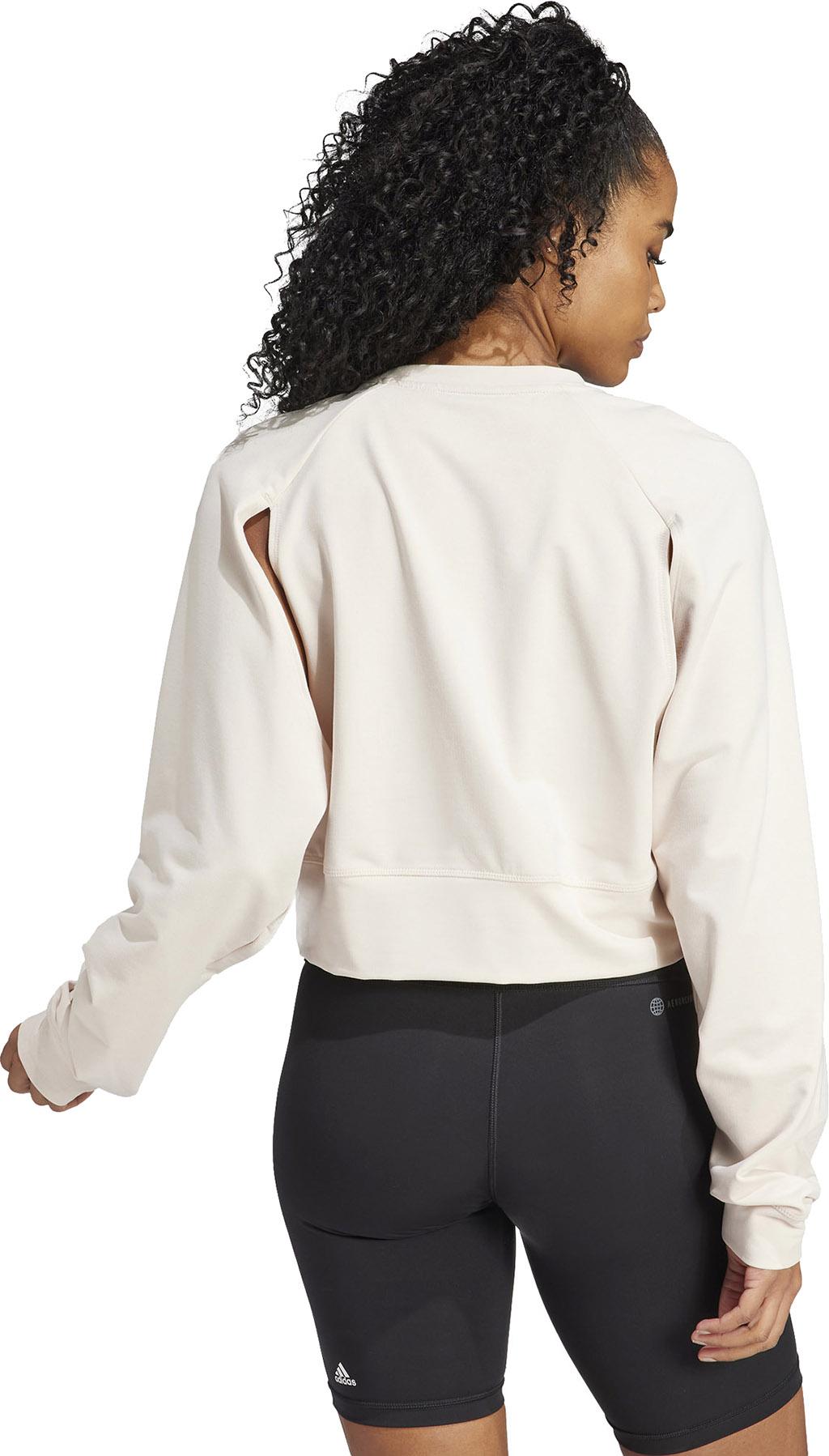 Product gallery image number 2 for product Power AEROREADY Crop Cover-Up Sweatshirt - Women's