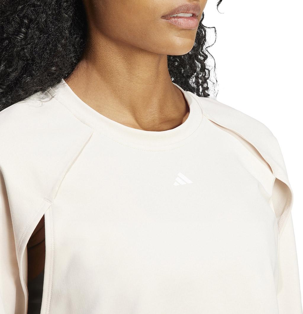 Product gallery image number 5 for product Power AEROREADY Crop Cover-Up Sweatshirt - Women's