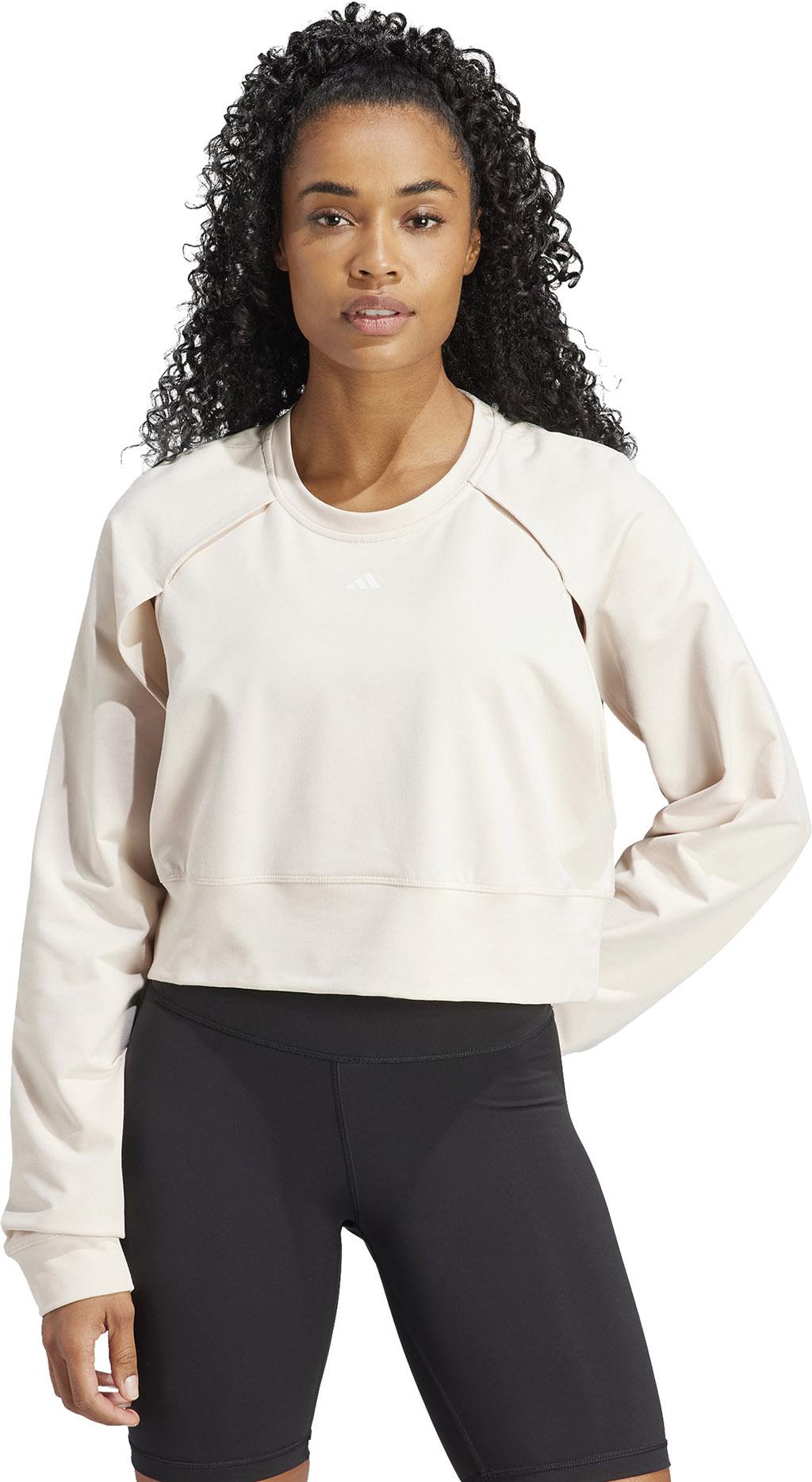 Product gallery image number 6 for product Power AEROREADY Crop Cover-Up Sweatshirt - Women's
