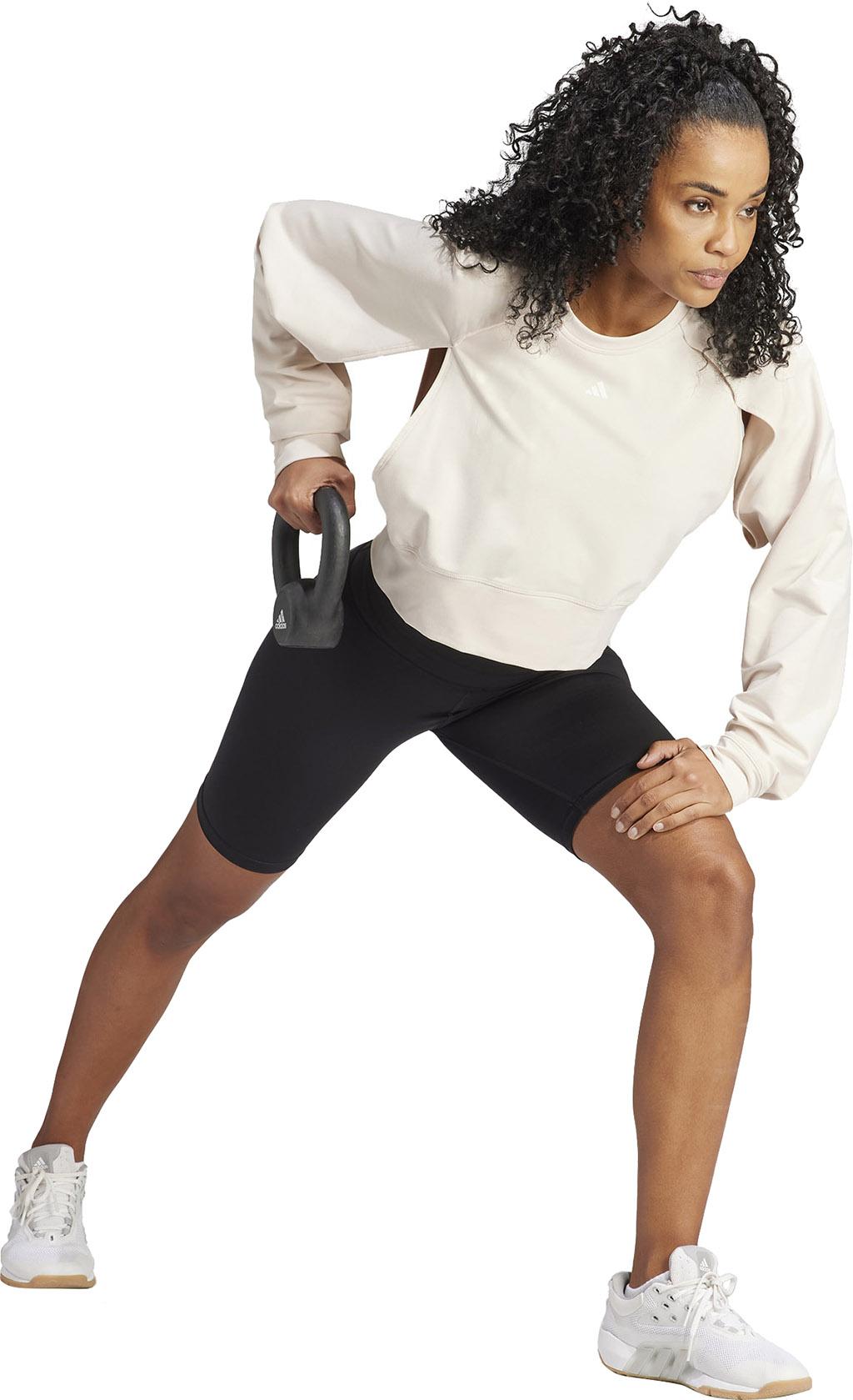 Product gallery image number 3 for product Power AEROREADY Crop Cover-Up Sweatshirt - Women's