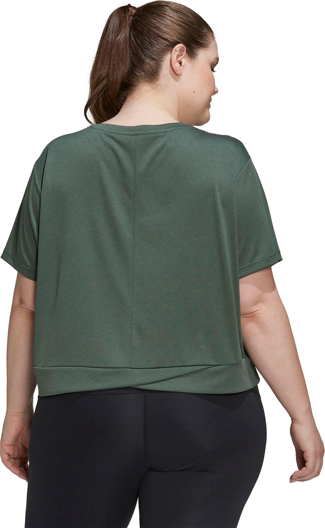 Product gallery image number 2 for product AEROREADY Studio Plus Size Loose Crop T-Shirt - Women's