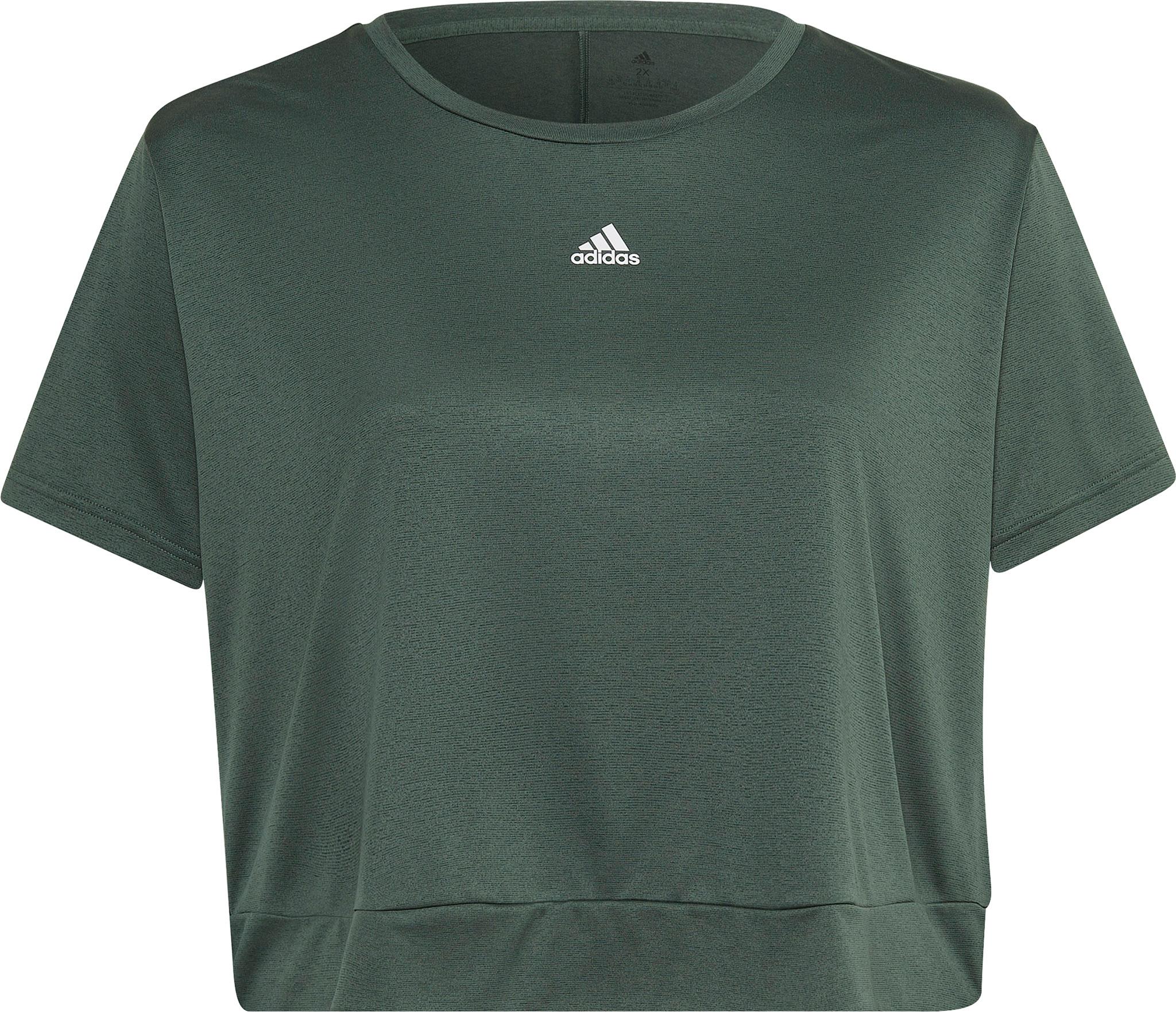 Product gallery image number 1 for product AEROREADY Studio Plus Size Loose Crop T-Shirt - Women's