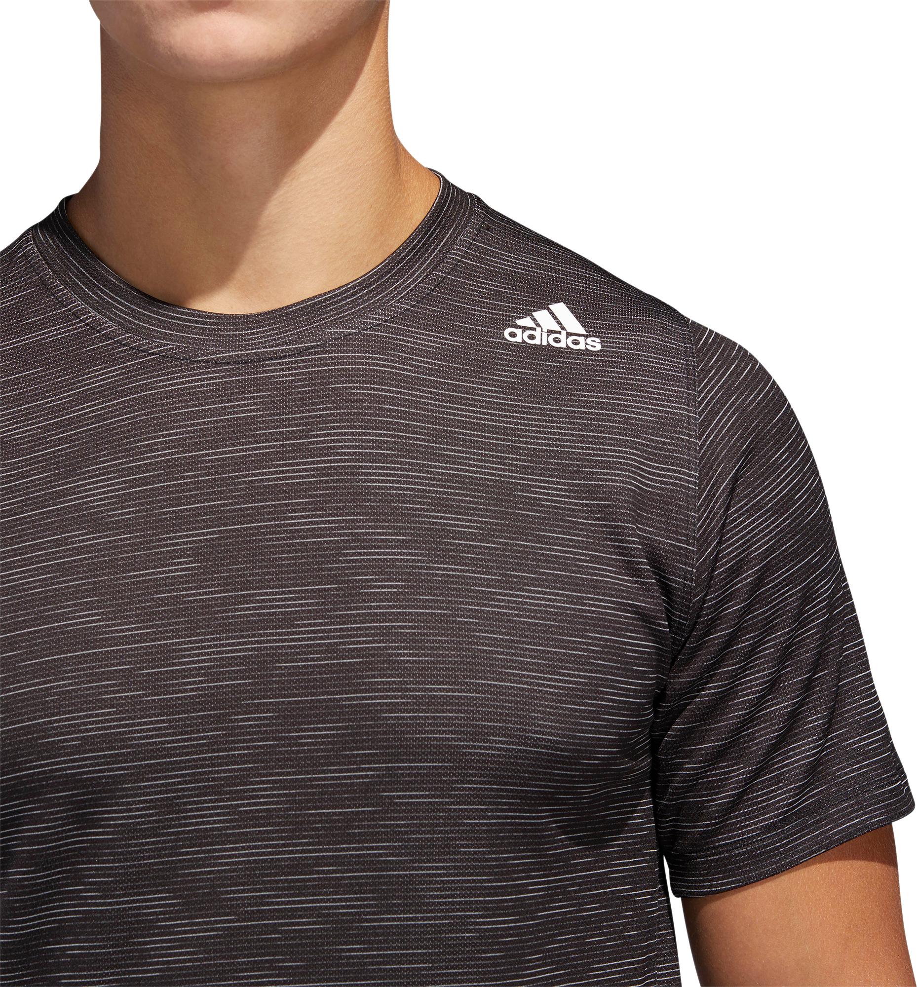 Product gallery image number 7 for product FreeLift Tech Fitted Striped Heathered Tee - Men's
