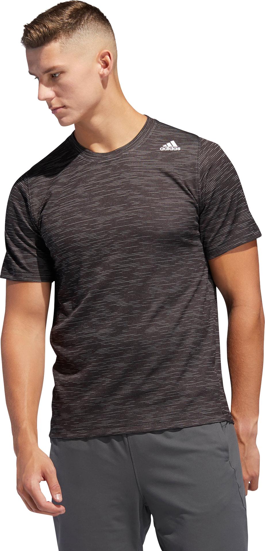 Product gallery image number 8 for product FreeLift Tech Fitted Striped Heathered Tee - Men's