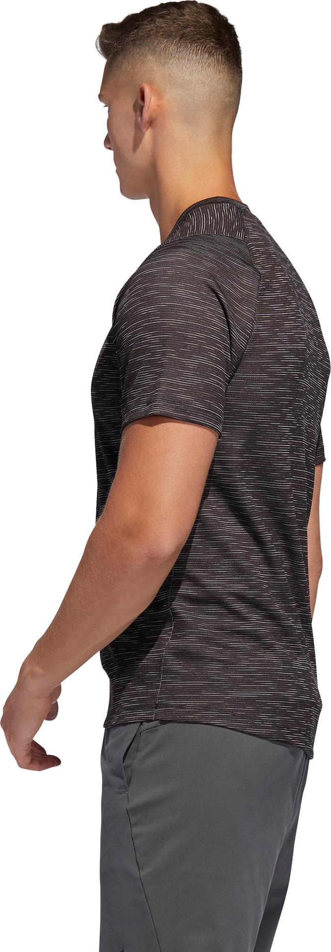 Product gallery image number 9 for product FreeLift Tech Fitted Striped Heathered Tee - Men's