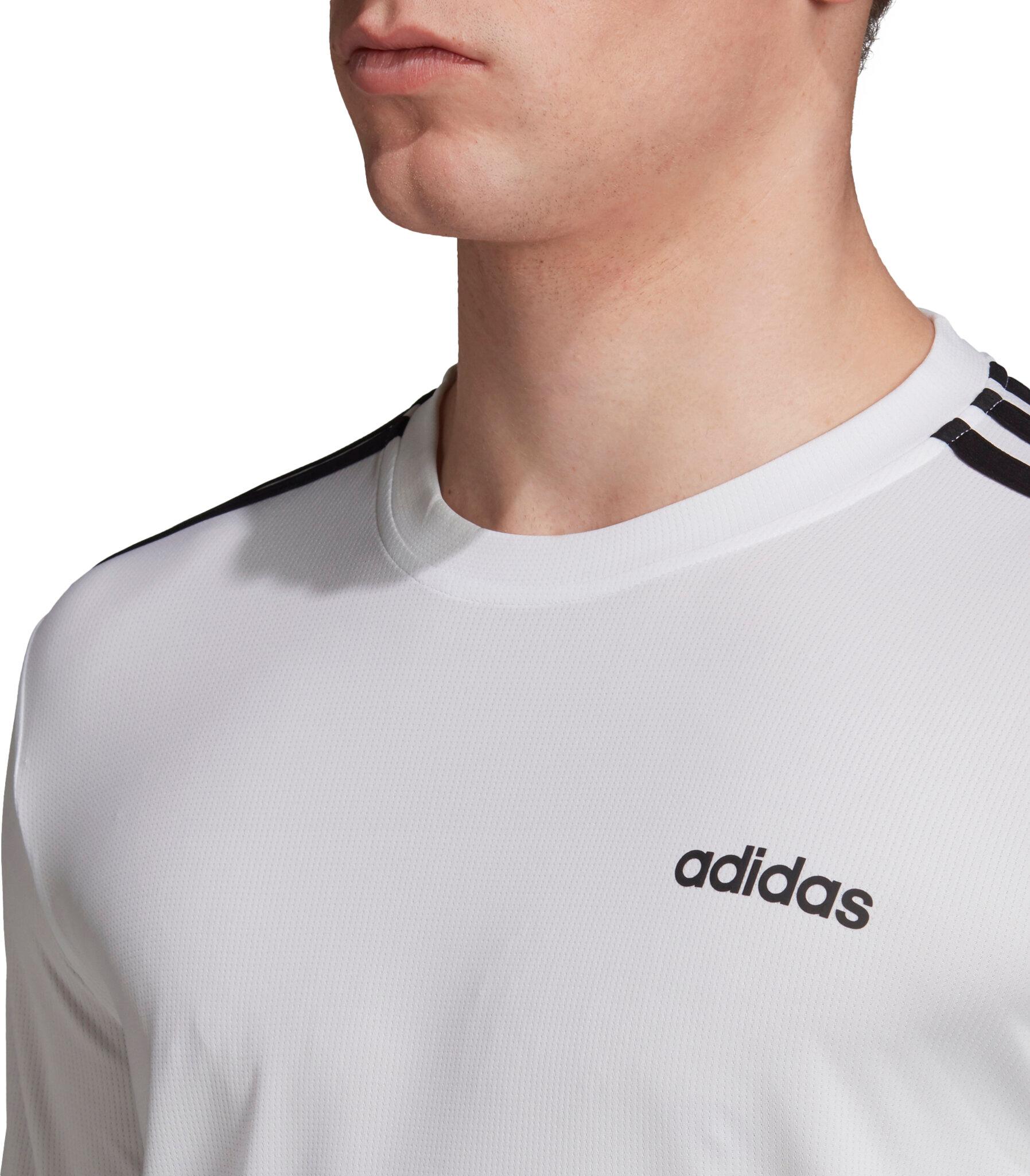 Product gallery image number 4 for product Designed 2 Move Climalite 3 Stripes Long Sleeve Tee - Men's