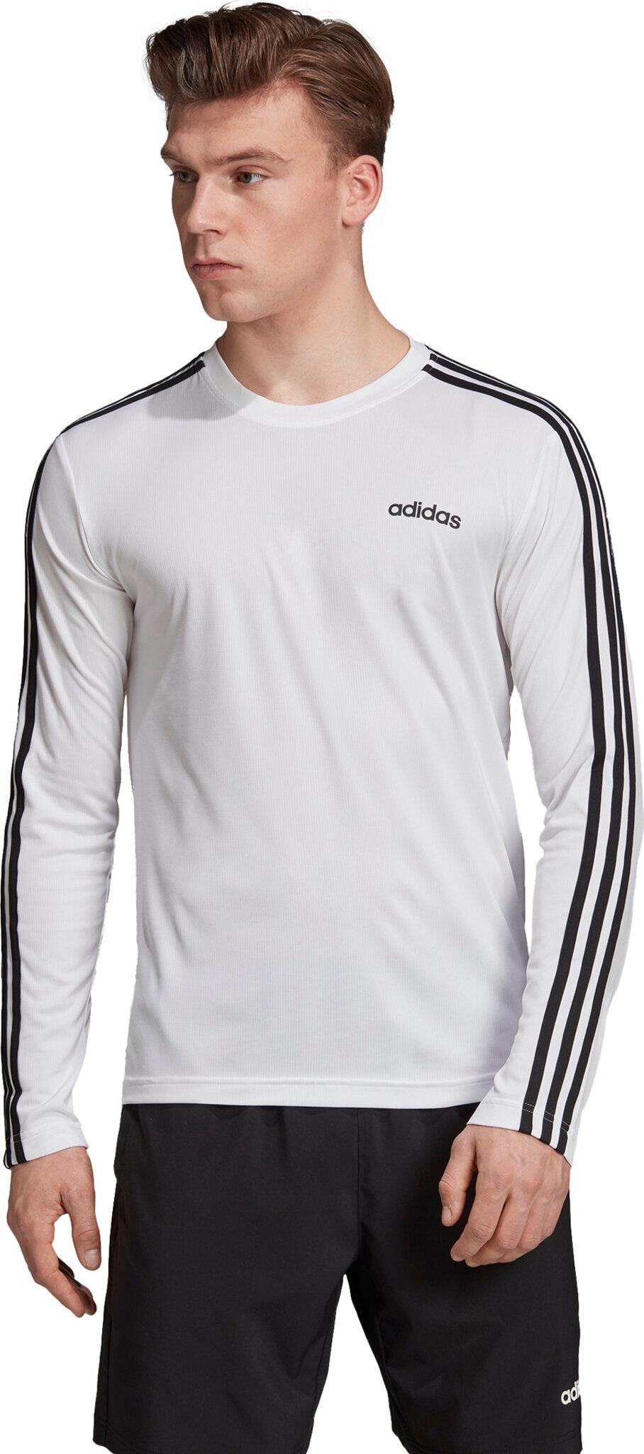 Product gallery image number 7 for product Designed 2 Move Climalite 3 Stripes Long Sleeve Tee - Men's