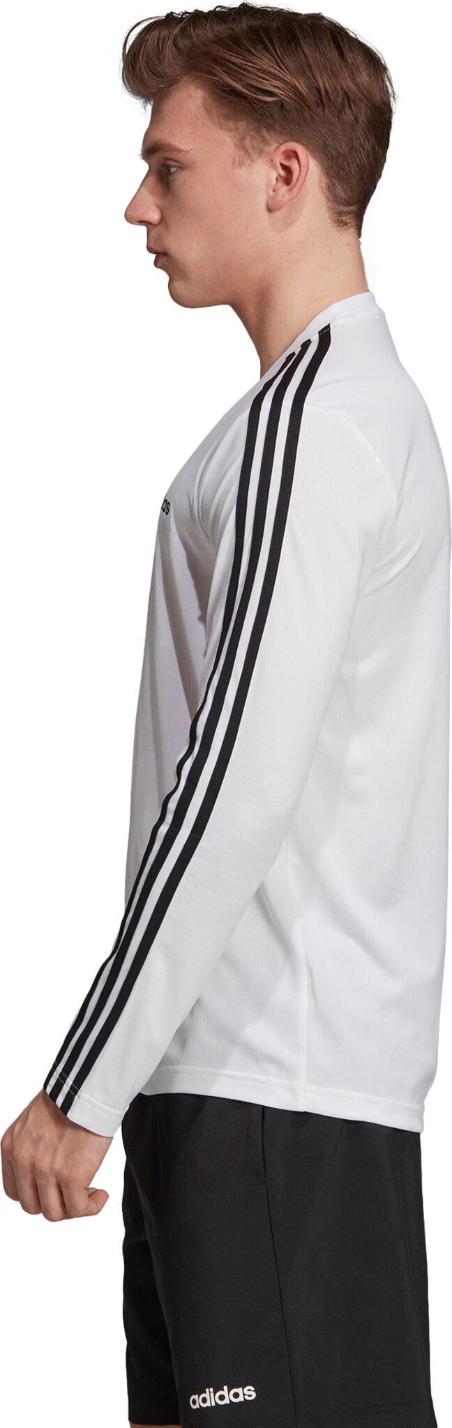 Product gallery image number 8 for product Designed 2 Move Climalite 3 Stripes Long Sleeve Tee - Men's