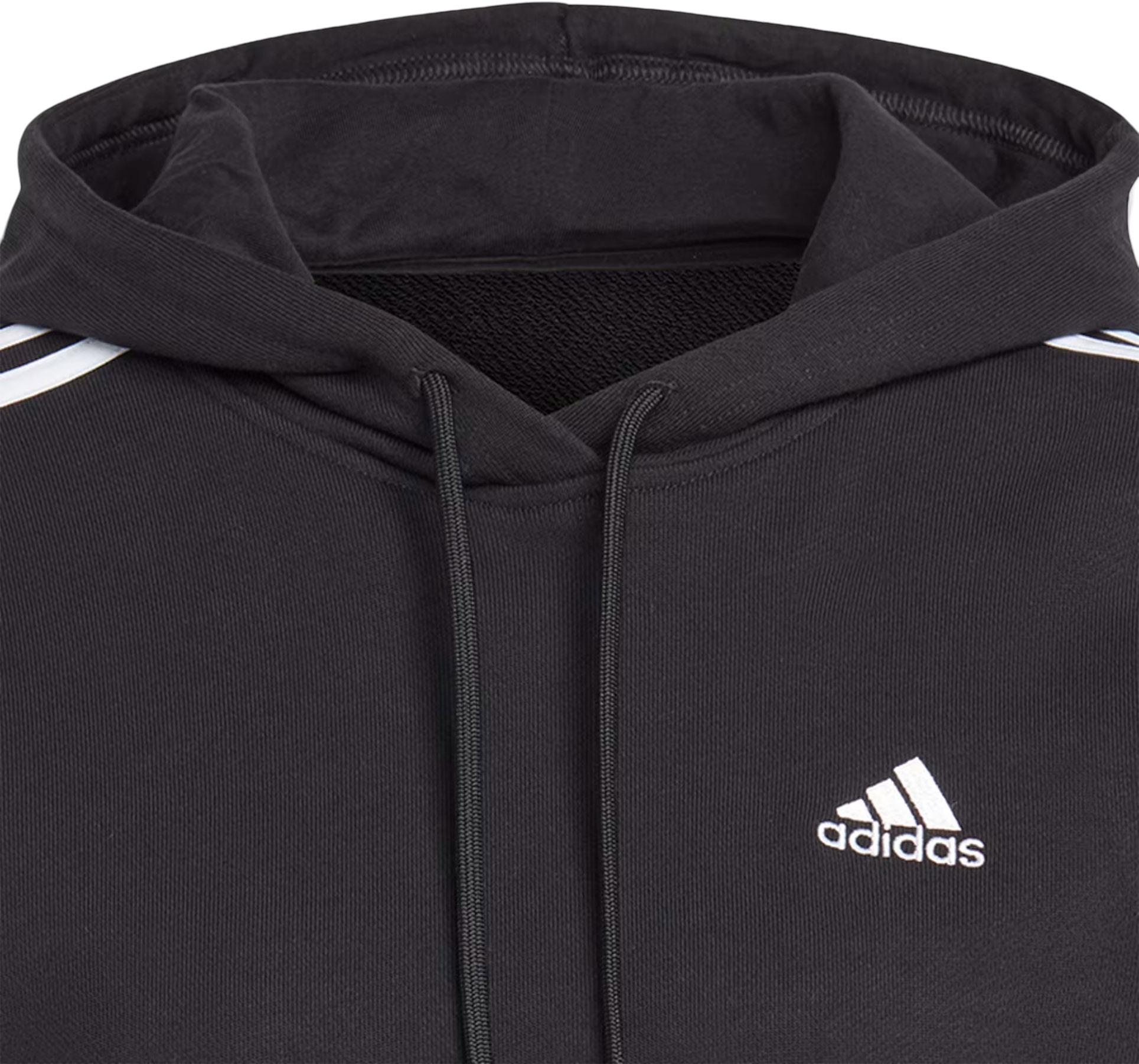 Product gallery image number 2 for product Essentials 3-stripes French Terry Cropped Hoodie - Women's