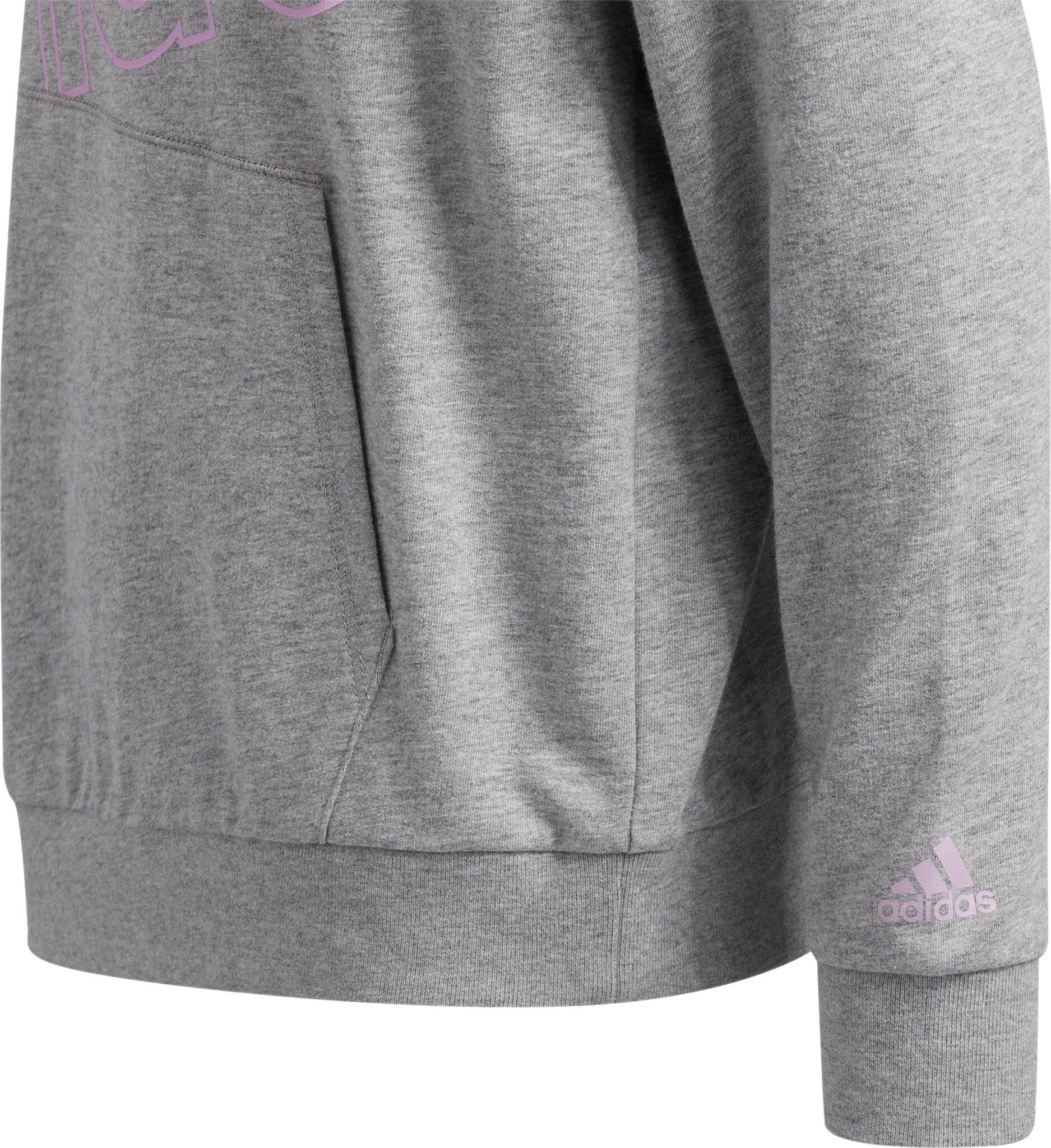 Product gallery image number 4 for product French Terry Badge of Sport Pullover Hoodie - Girls