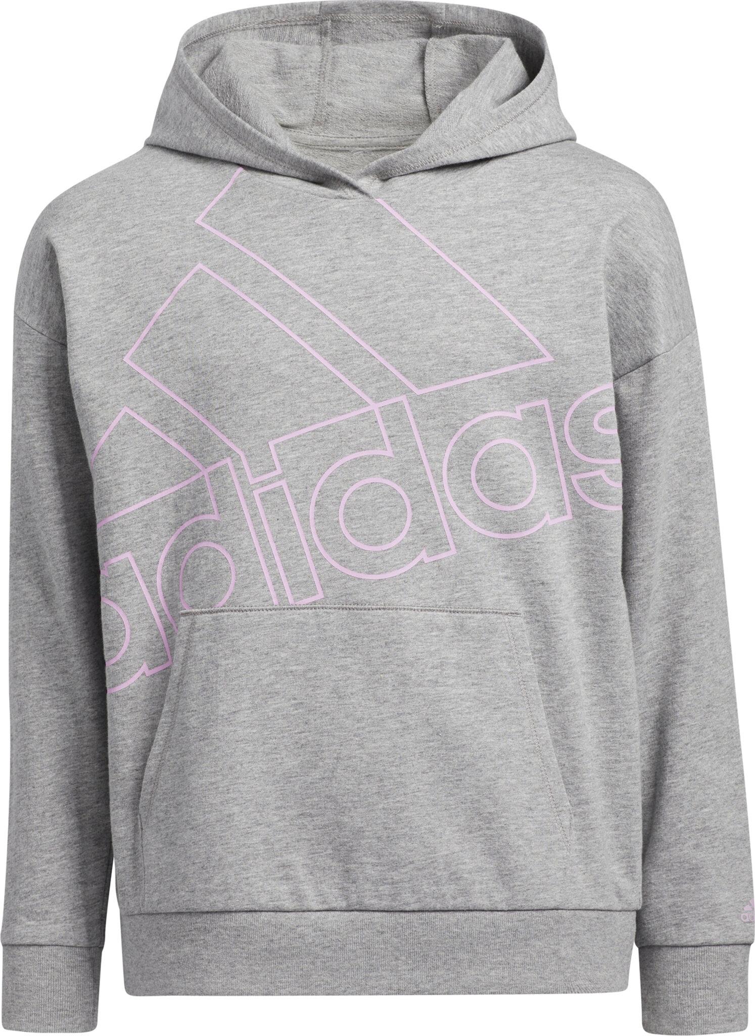 Product gallery image number 1 for product French Terry Badge of Sport Pullover Hoodie - Girls