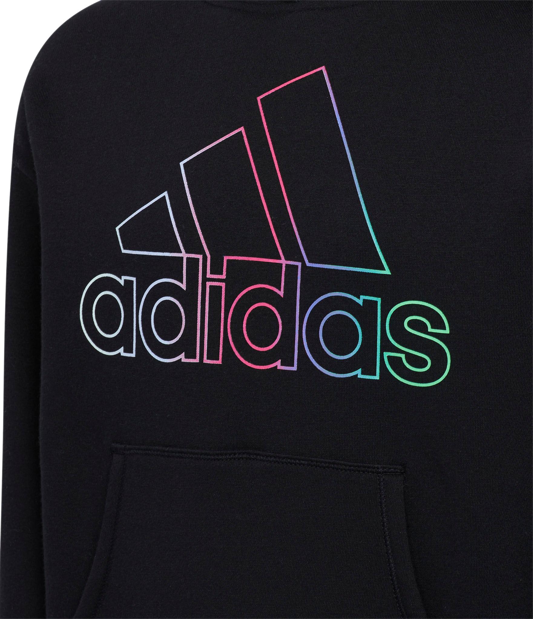 Product gallery image number 3 for product Multicolor 3-Stripes Hoodie - Girls