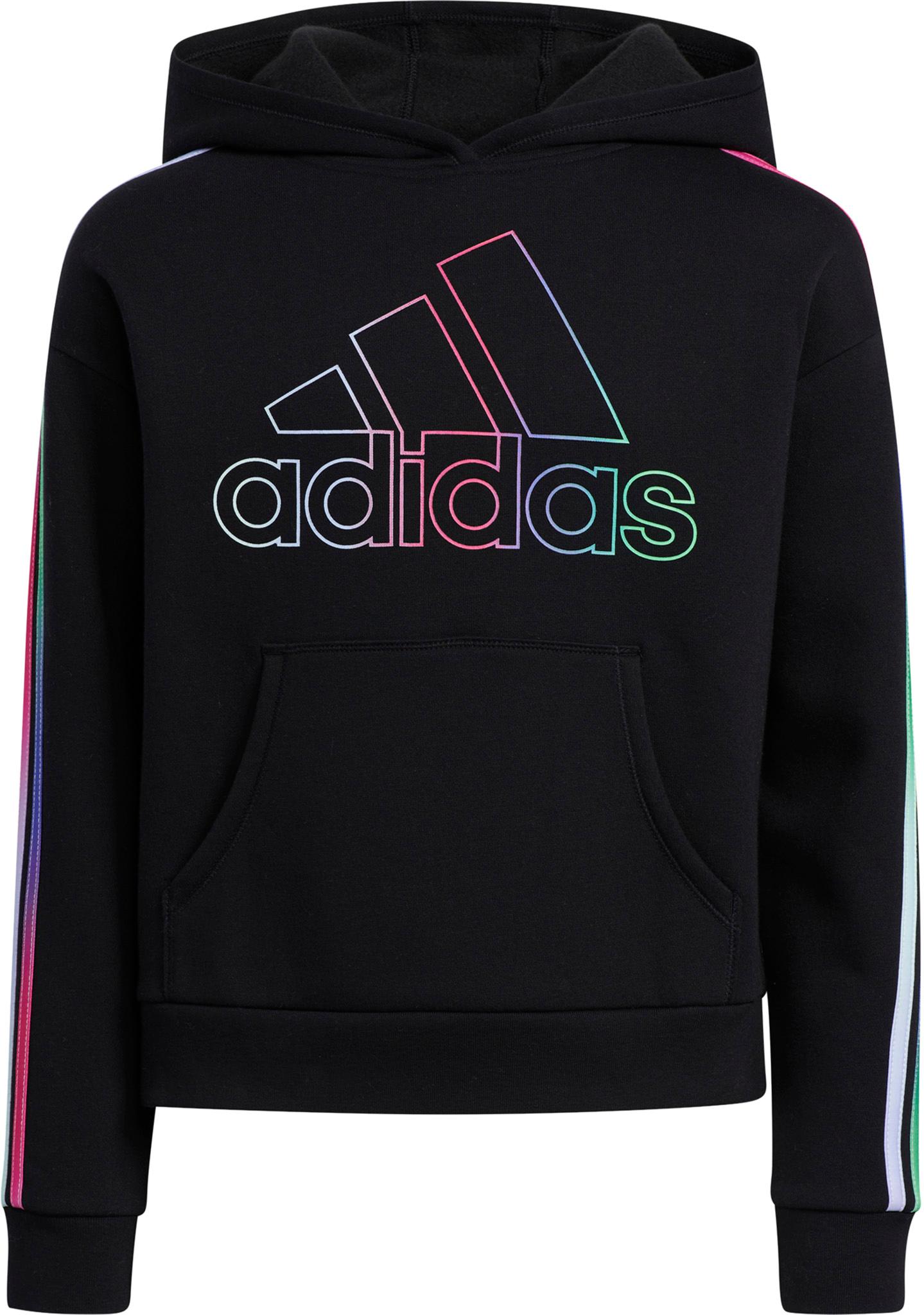Product gallery image number 1 for product Multicolor 3-Stripes Hoodie - Girls