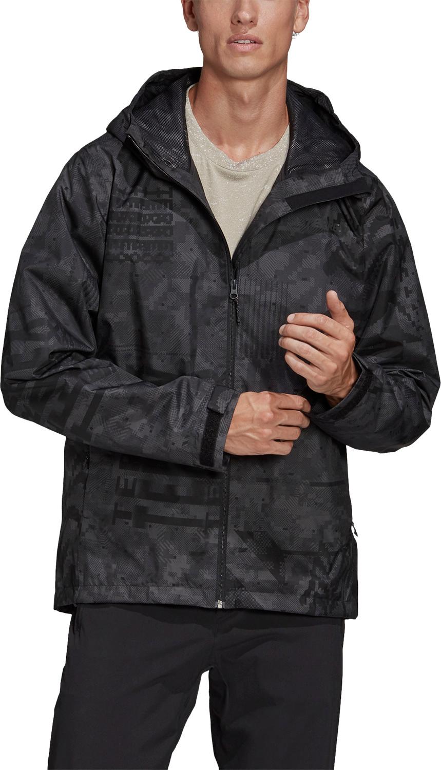 Product gallery image number 3 for product Terrex Camo Rain Jacket - Men's