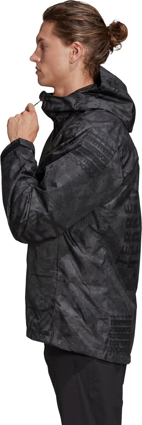 Product gallery image number 5 for product Terrex Camo Rain Jacket - Men's