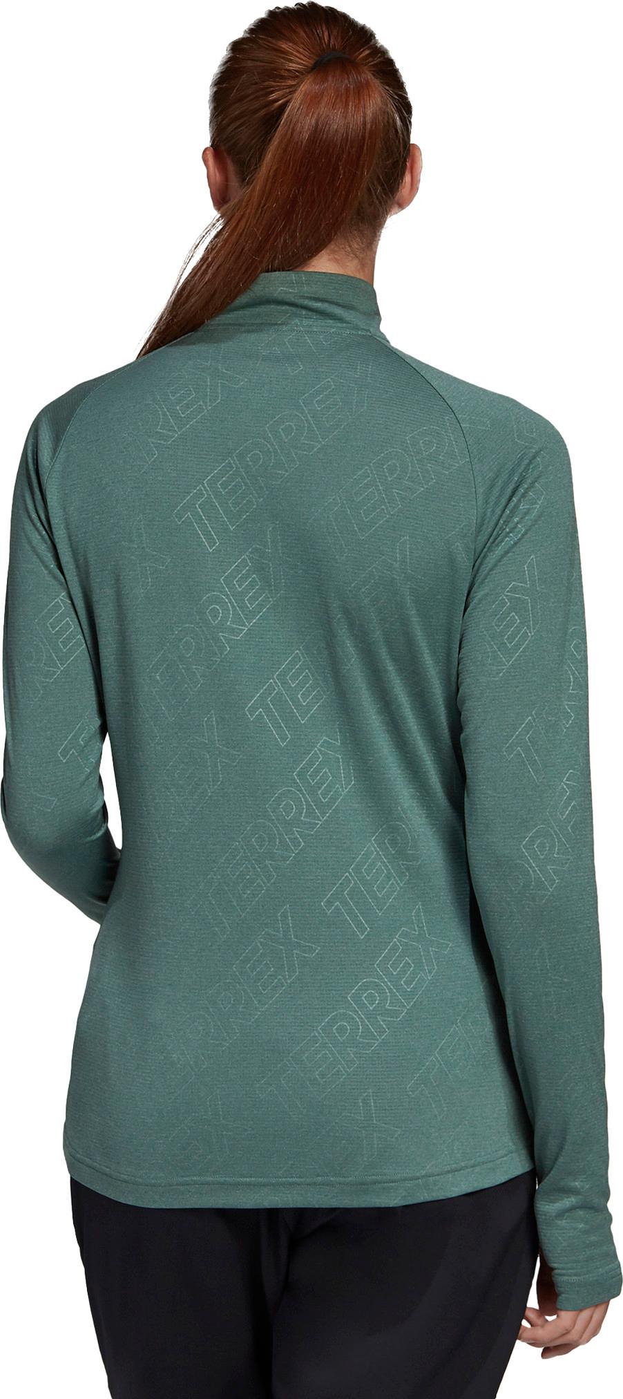 Product gallery image number 4 for product Terrex Tracerocker Half Zip Long Sleeve Tee - Women's