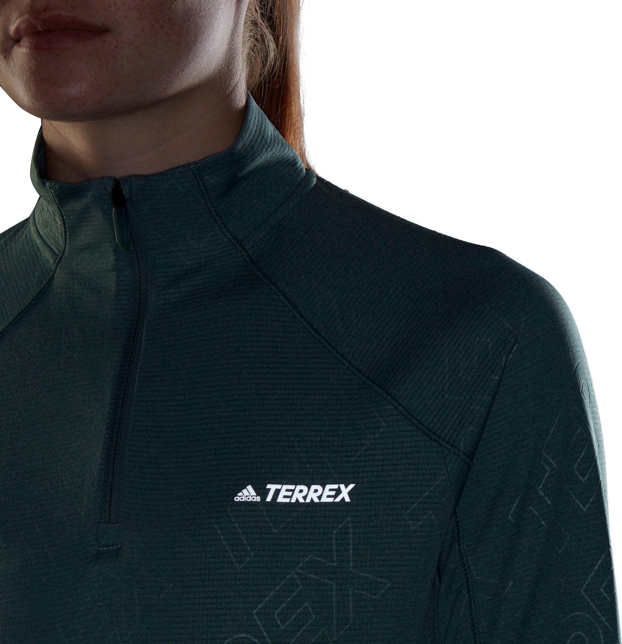 Product gallery image number 3 for product Terrex Tracerocker Half Zip Long Sleeve Tee - Women's