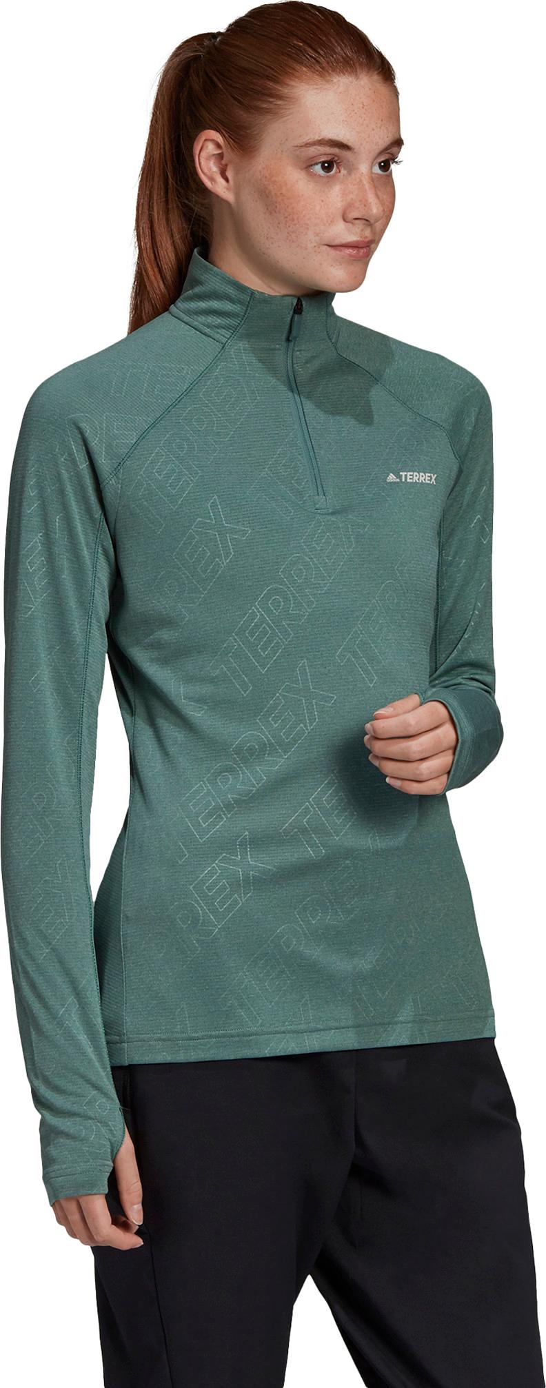 Product gallery image number 8 for product Terrex Tracerocker Half Zip Long Sleeve Tee - Women's