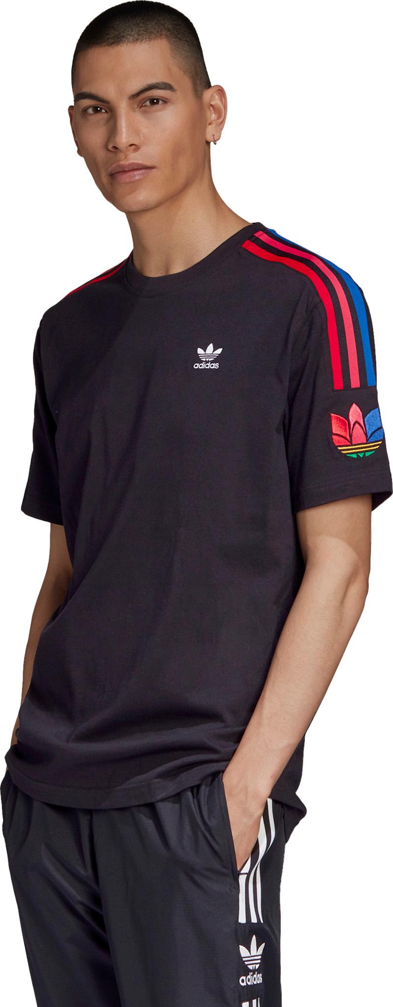 Product gallery image number 4 for product Adicolor 3D Trefoil 3-Stripes Tee - Men's