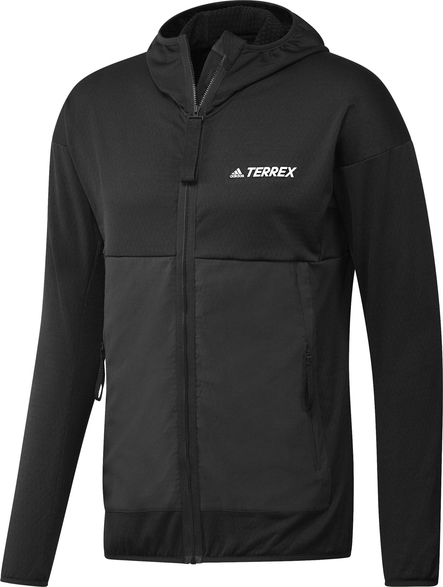 Product gallery image number 1 for product Terrex Tech Fleece Lite Hooded Hiking Jacket - Men's