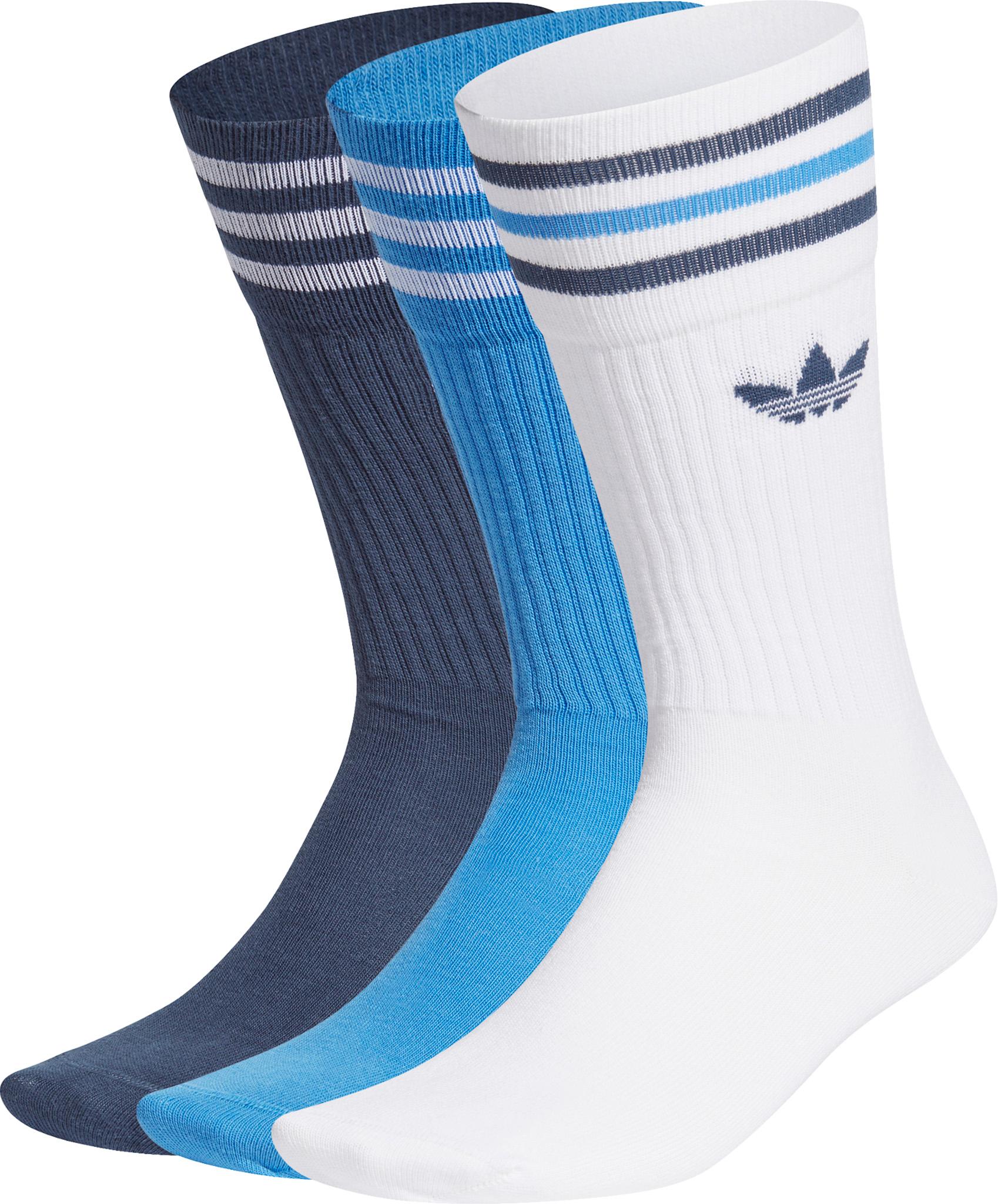 Product gallery image number 2 for product Adicolor 3 Pairs Crew Socks - Unisex