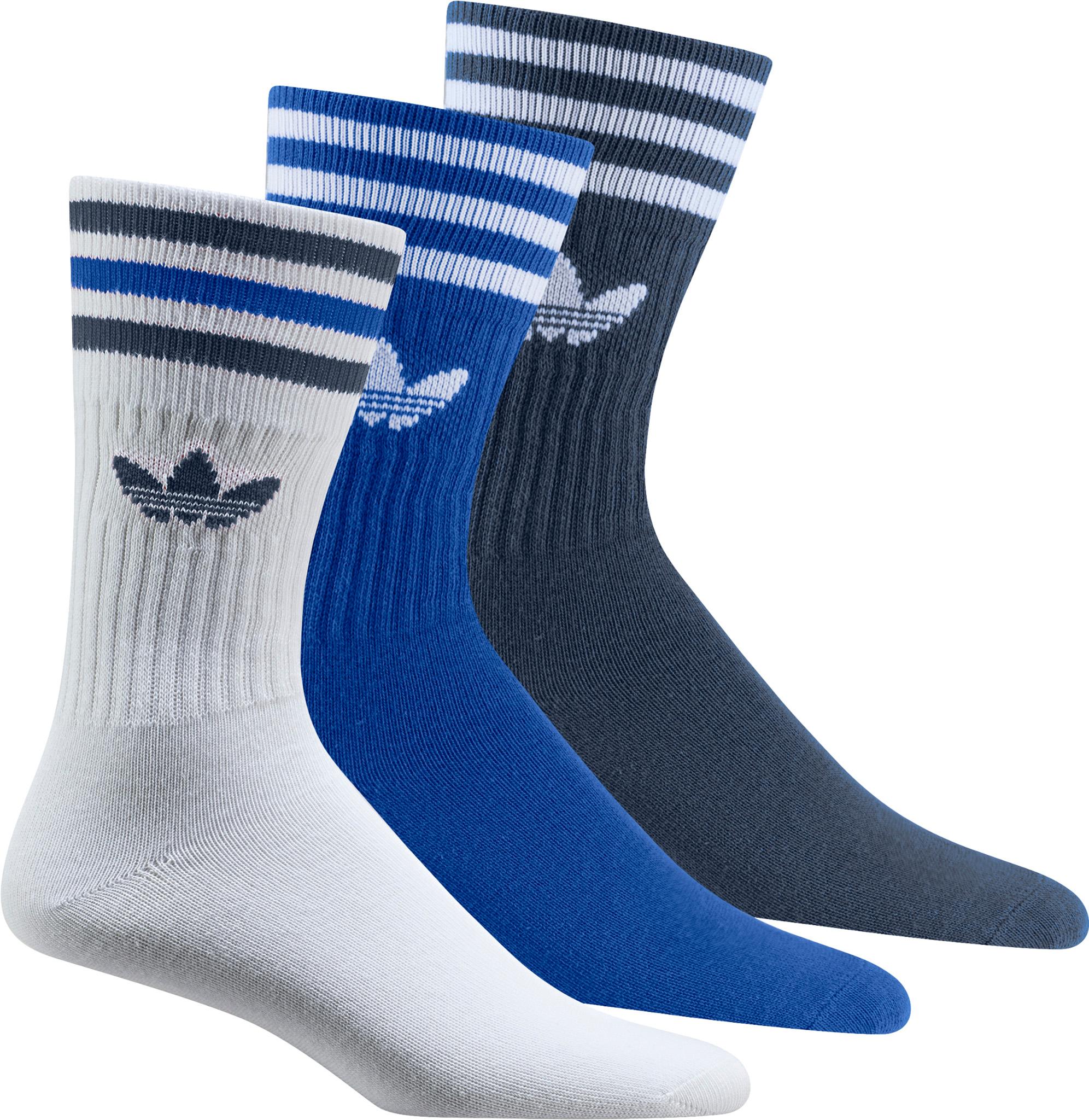 Product gallery image number 1 for product Adicolor 3 Pairs Crew Socks - Unisex