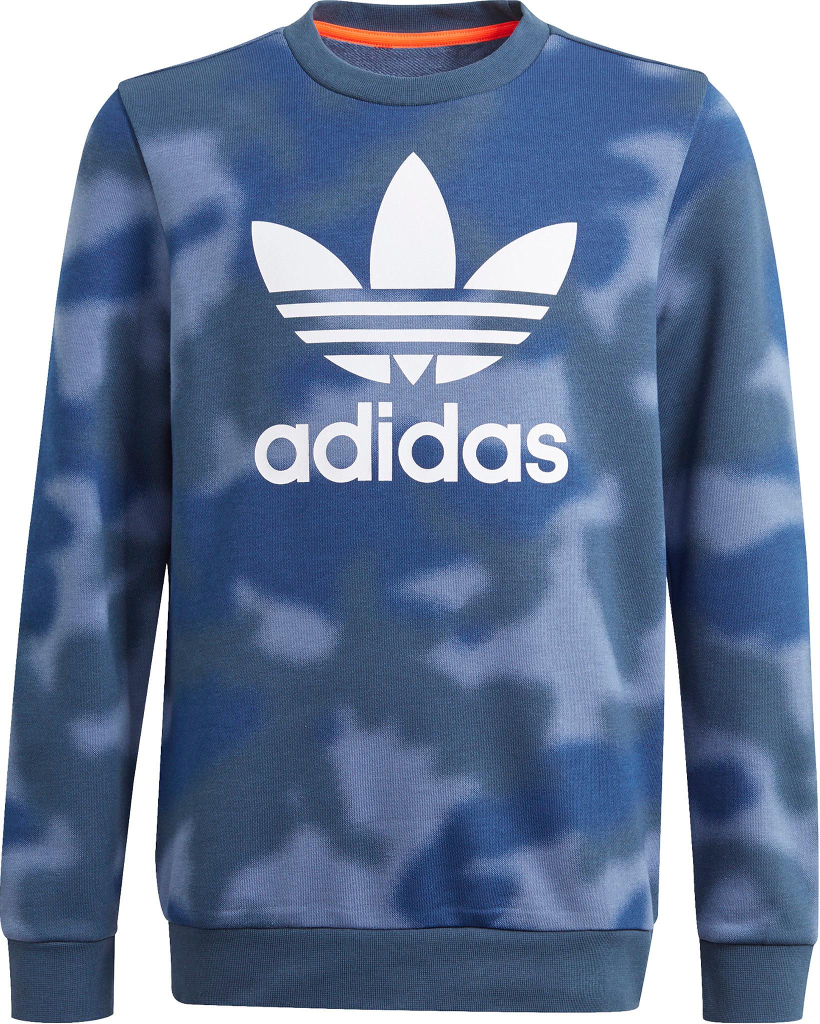 Product gallery image number 1 for product Allover Print Camo Crew Sweatshirt - Boys