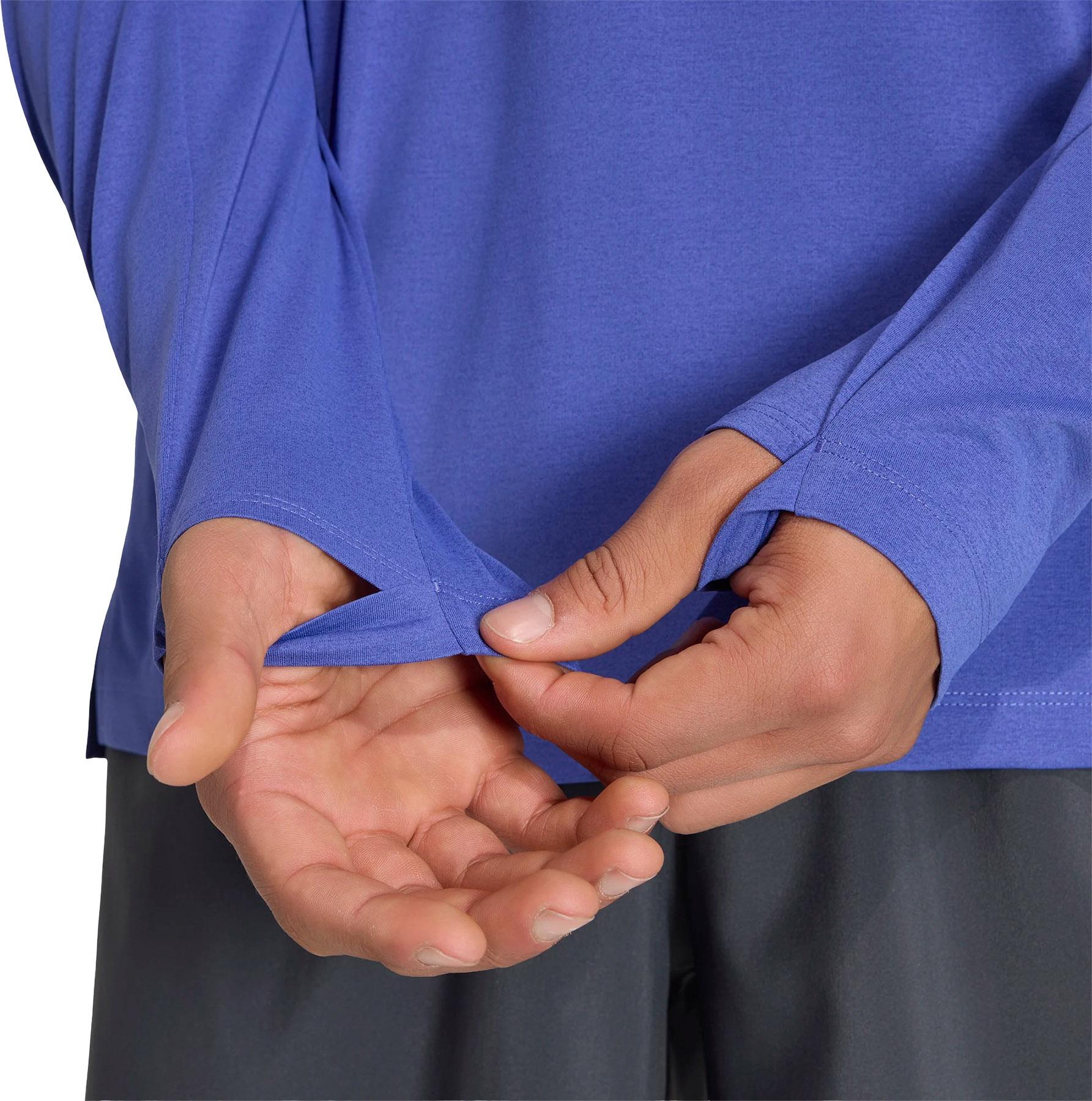 Product gallery image number 3 for product Adi365 Iconic Long Sleeve Running Top - Men's