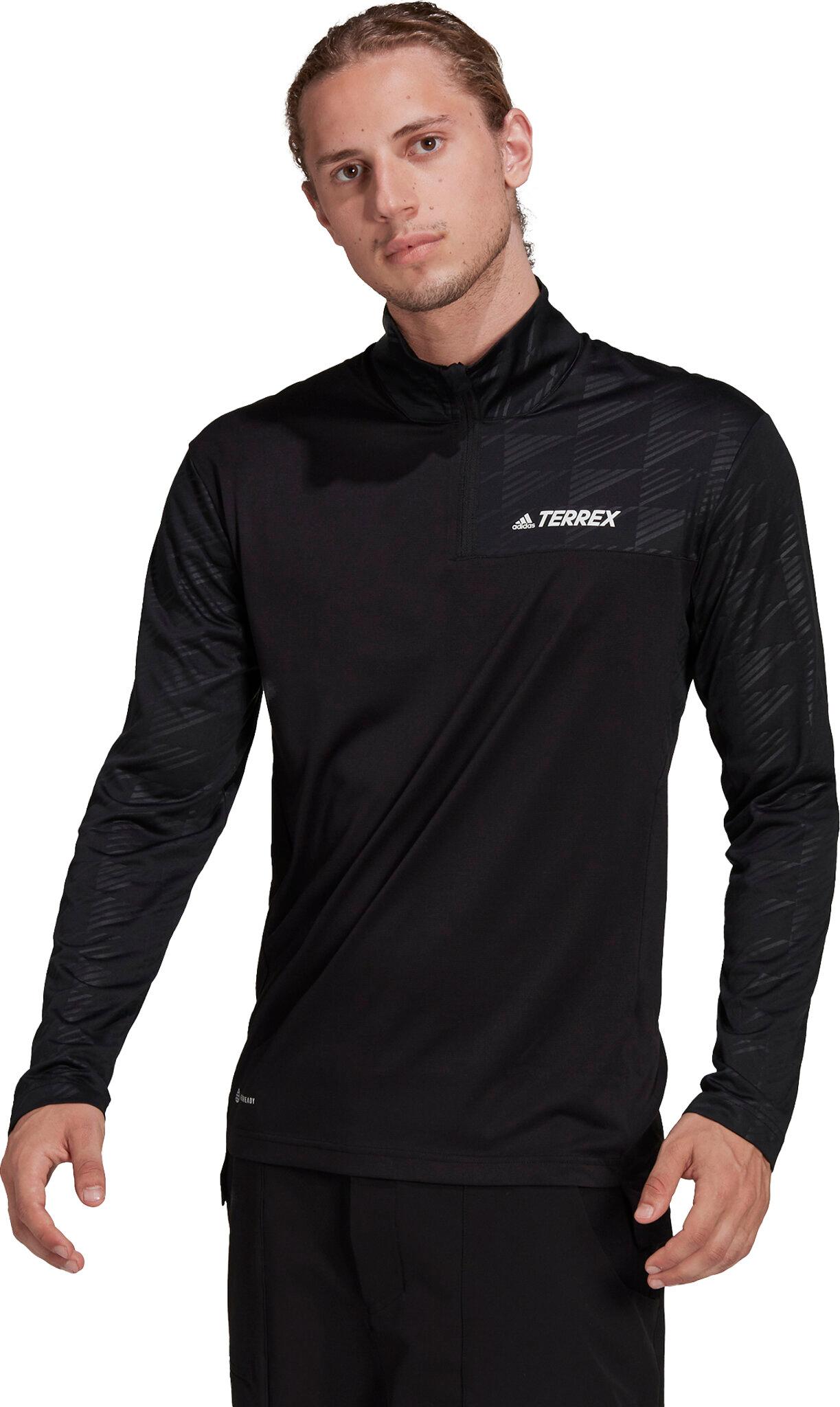 Product gallery image number 5 for product Terrex Multi Half Zip Long sleeve Tee - Men's