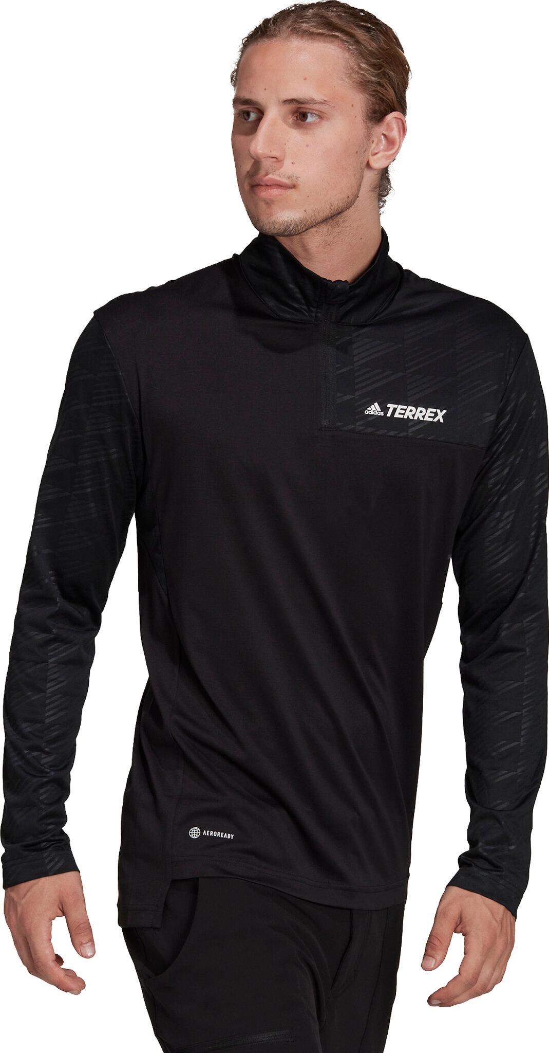 Product gallery image number 6 for product Terrex Multi Half Zip Long sleeve Tee - Men's