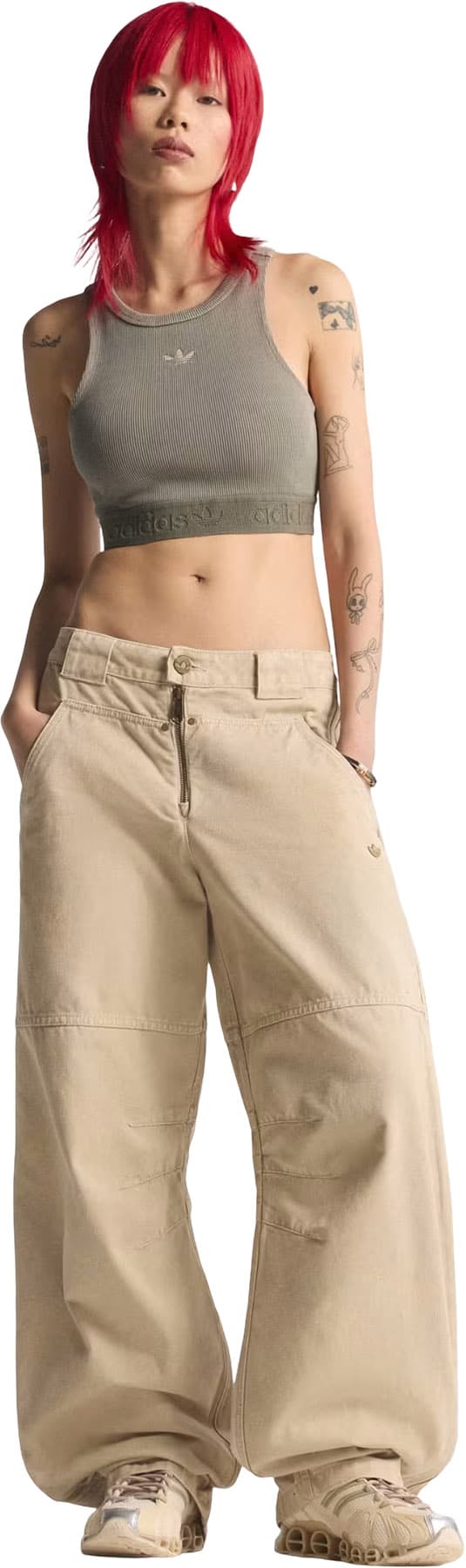 Numéro de l'image de la galerie de produits 10 pour le produit Pantalon ample toile - Femme