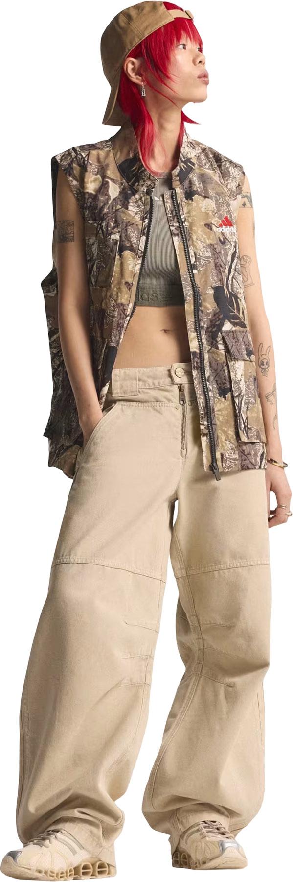 Numéro de l'image de la galerie de produits 3 pour le produit Pantalon ample toile - Femme