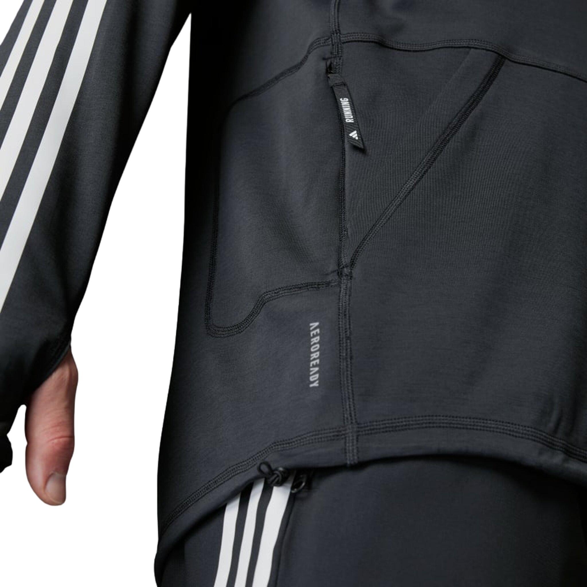 Product gallery image number 2 for product Own The Run 3-Stripes Hoodie - Men's
