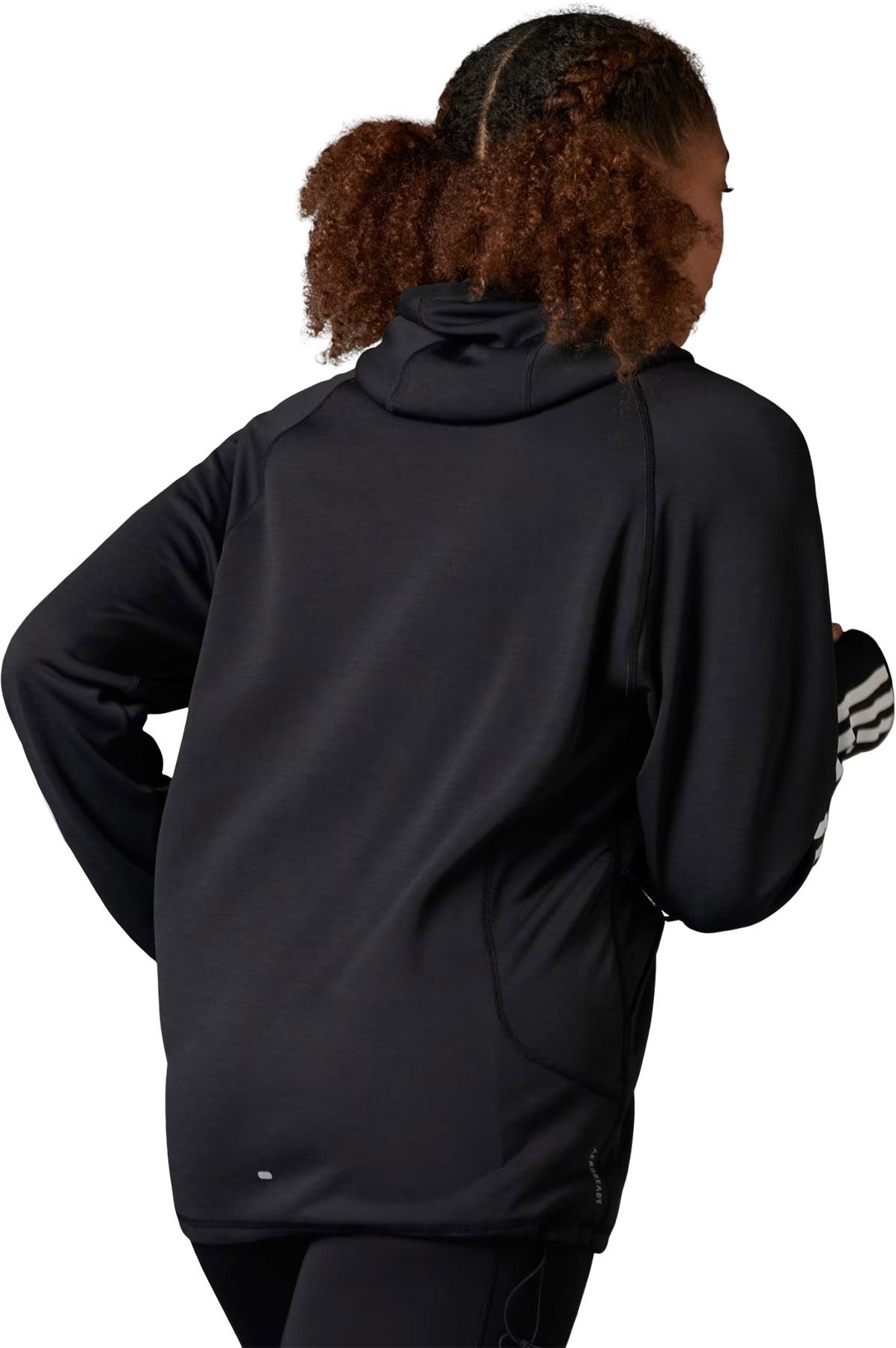 Numéro de l'image de la galerie de produits 2 pour le produit Chandail à capuchon à 3 bandes Own The Run - Femme