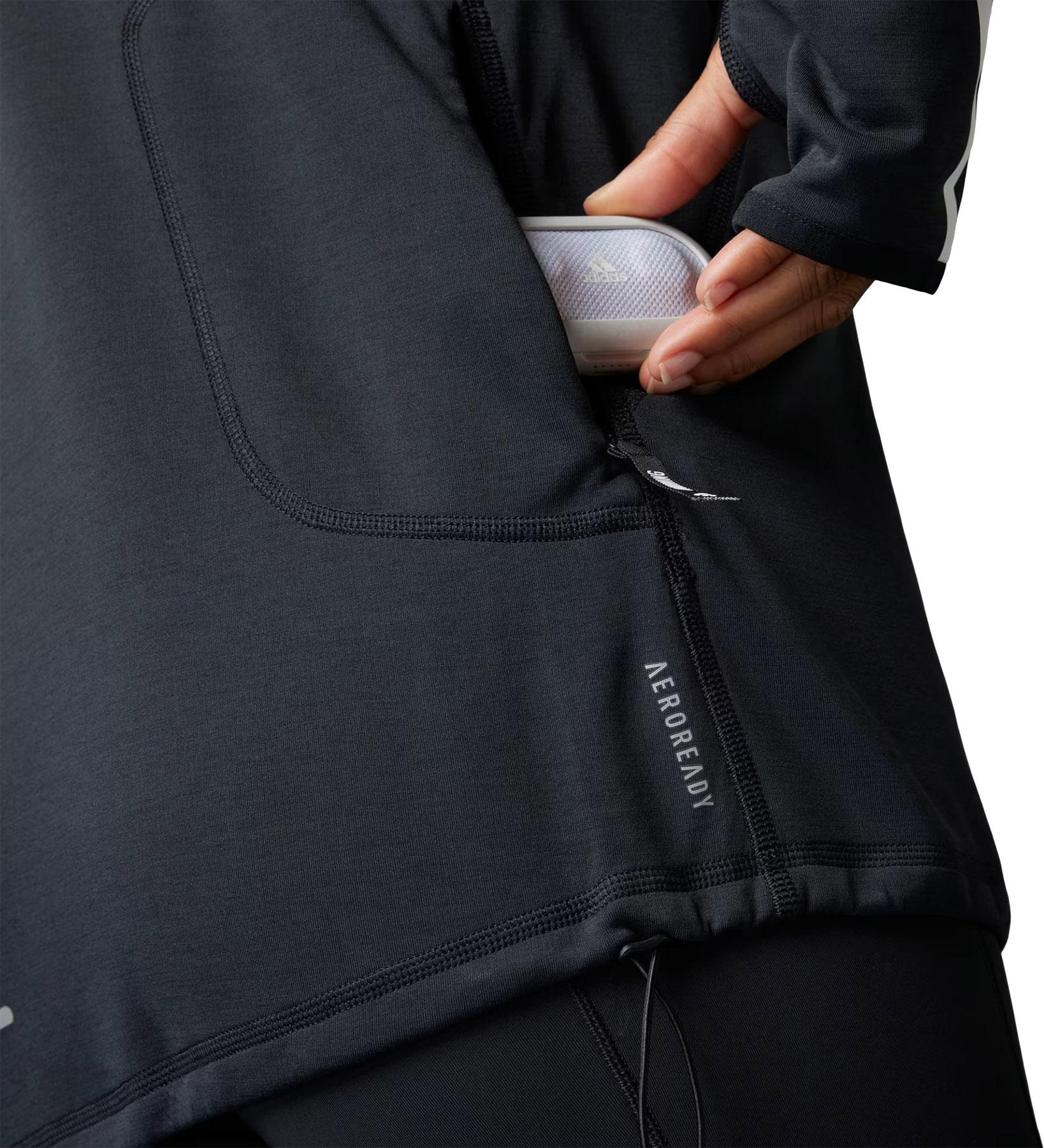 Numéro de l'image de la galerie de produits 4 pour le produit Chandail à capuchon à 3 bandes Own The Run - Femme