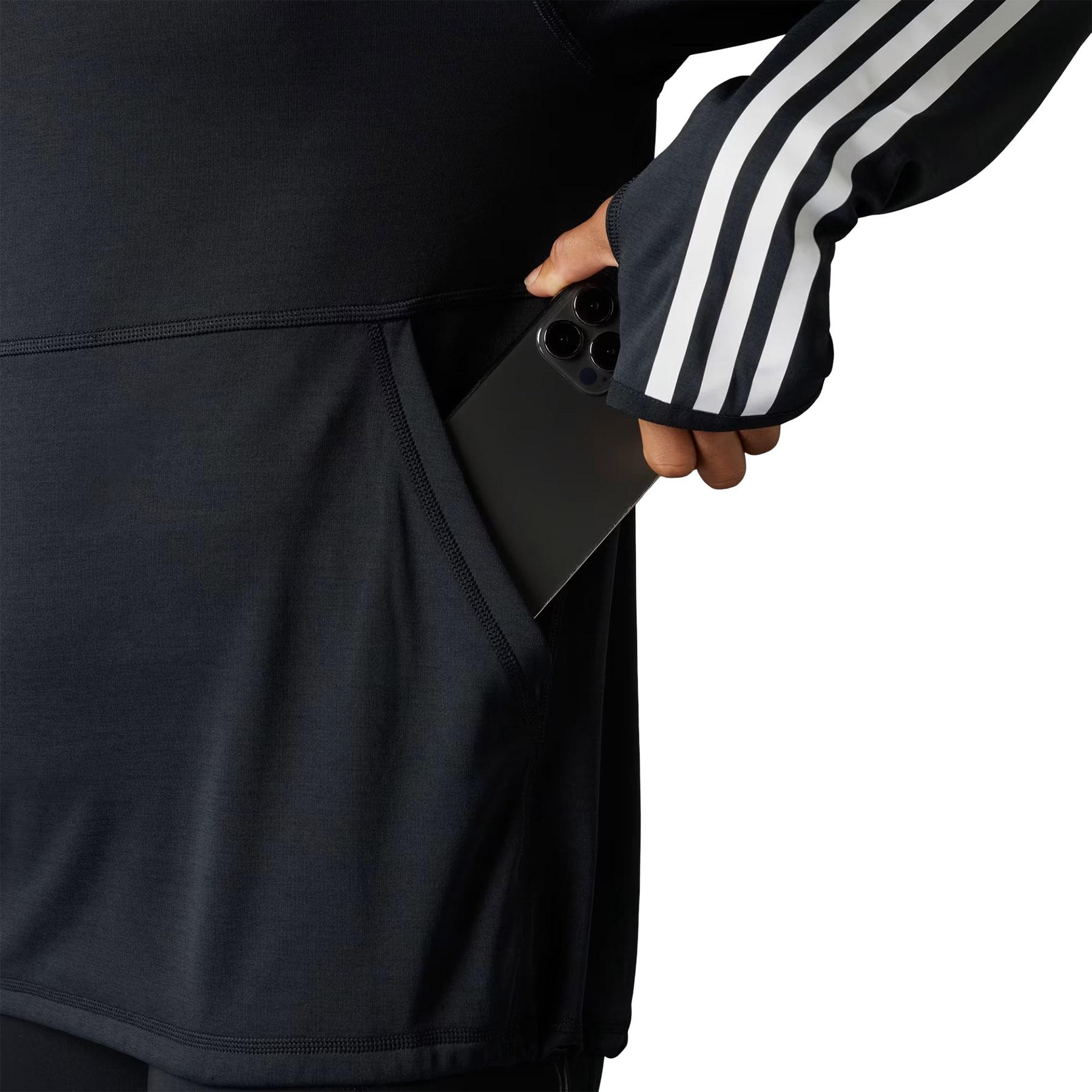 Numéro de l'image de la galerie de produits 5 pour le produit Chandail à capuchon à 3 bandes Own The Run - Femme