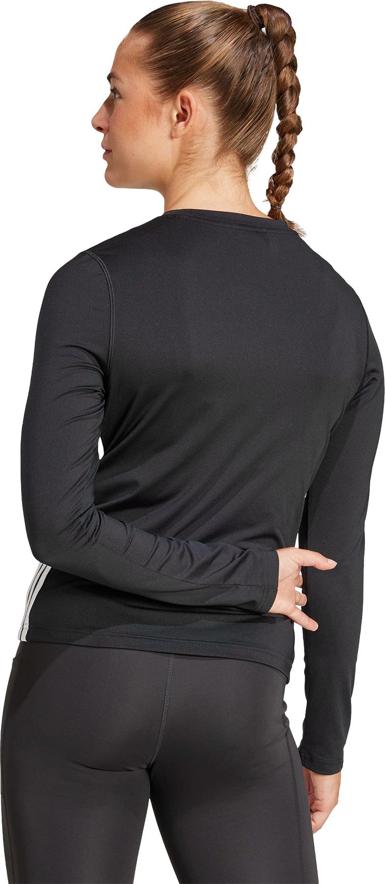 Product gallery image number 2 for product Essentials 3-Stripes Workout Long Sleeve Top - Women's