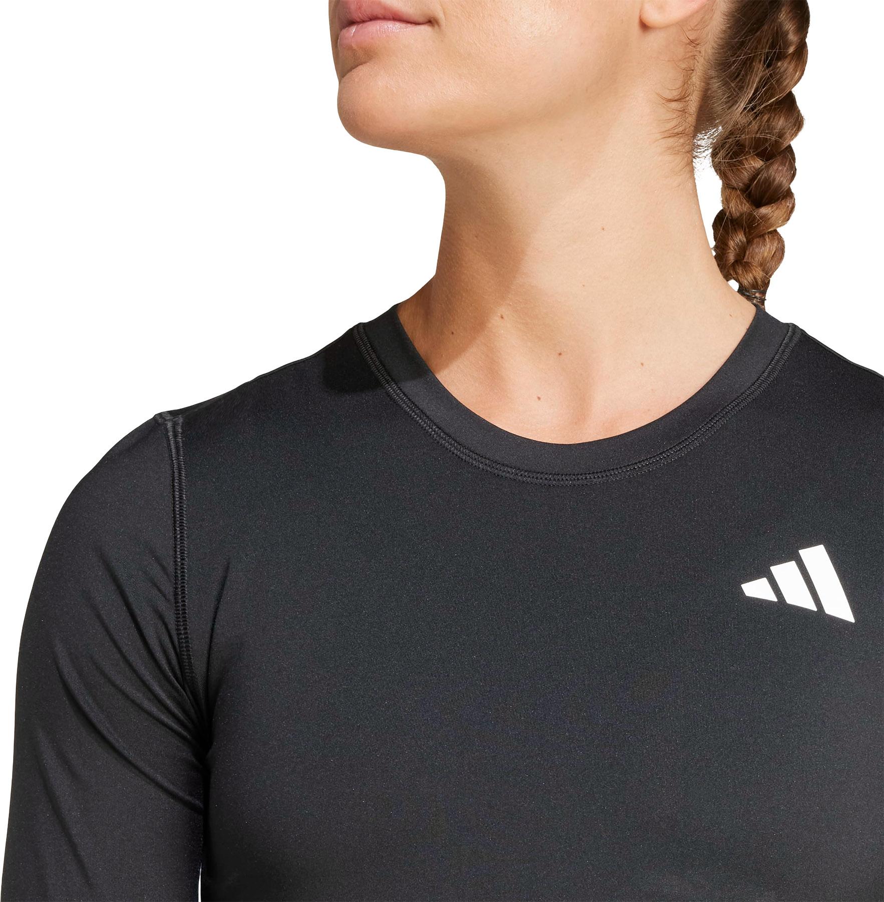 Product gallery image number 3 for product Essentials 3-Stripes Workout Long Sleeve Top - Women's