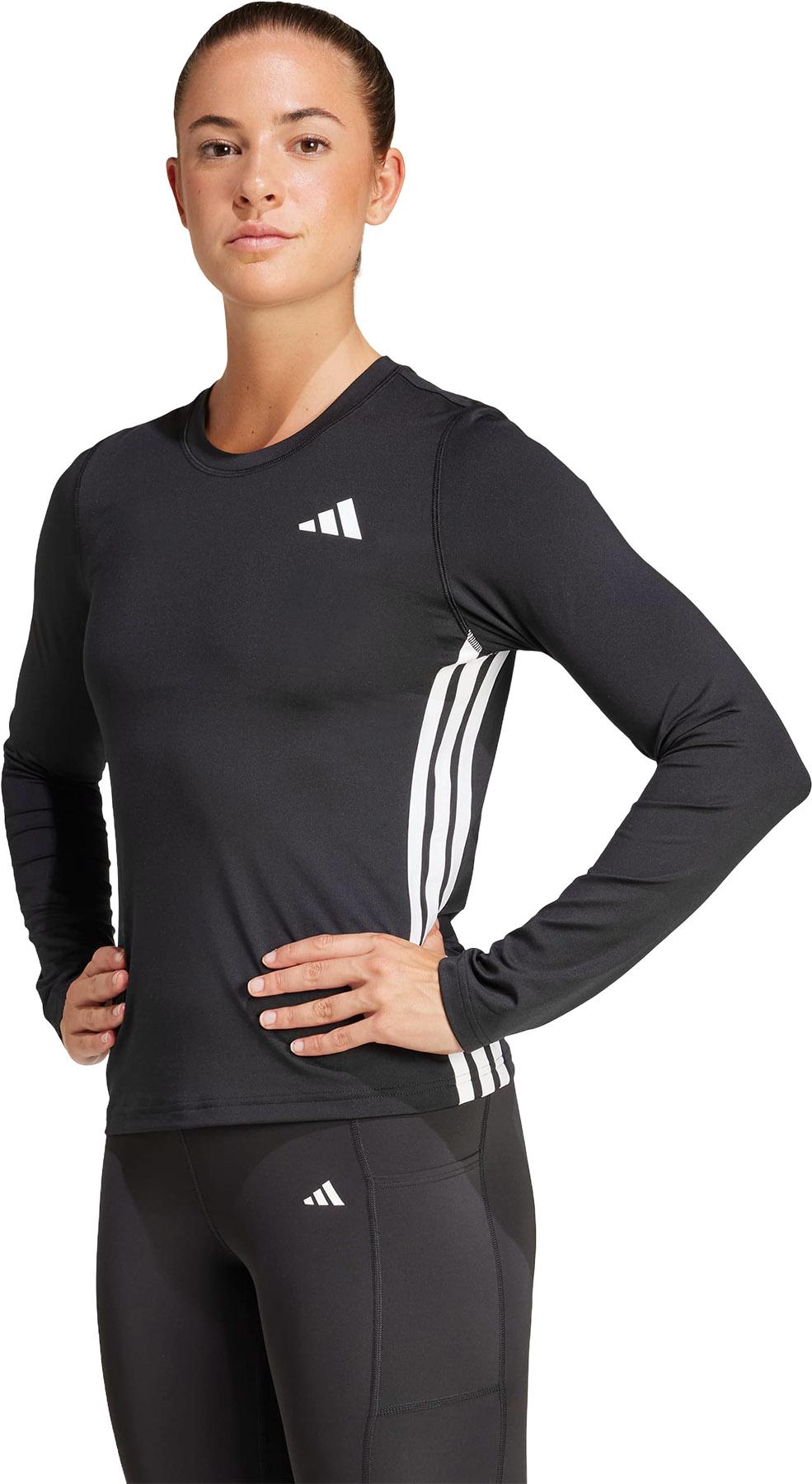 Product gallery image number 5 for product Essentials 3-Stripes Workout Long Sleeve Top - Women's