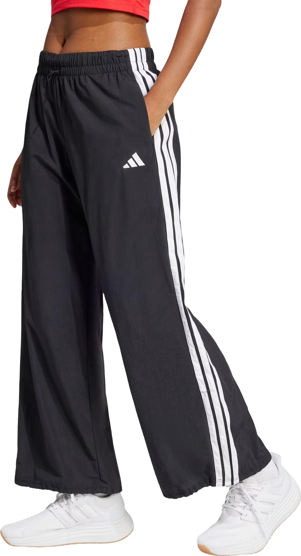 Product gallery image number 3 for product Essentials 3-Stripes Lifestyle Woven Parachute Tracksuit Bottom - Women's