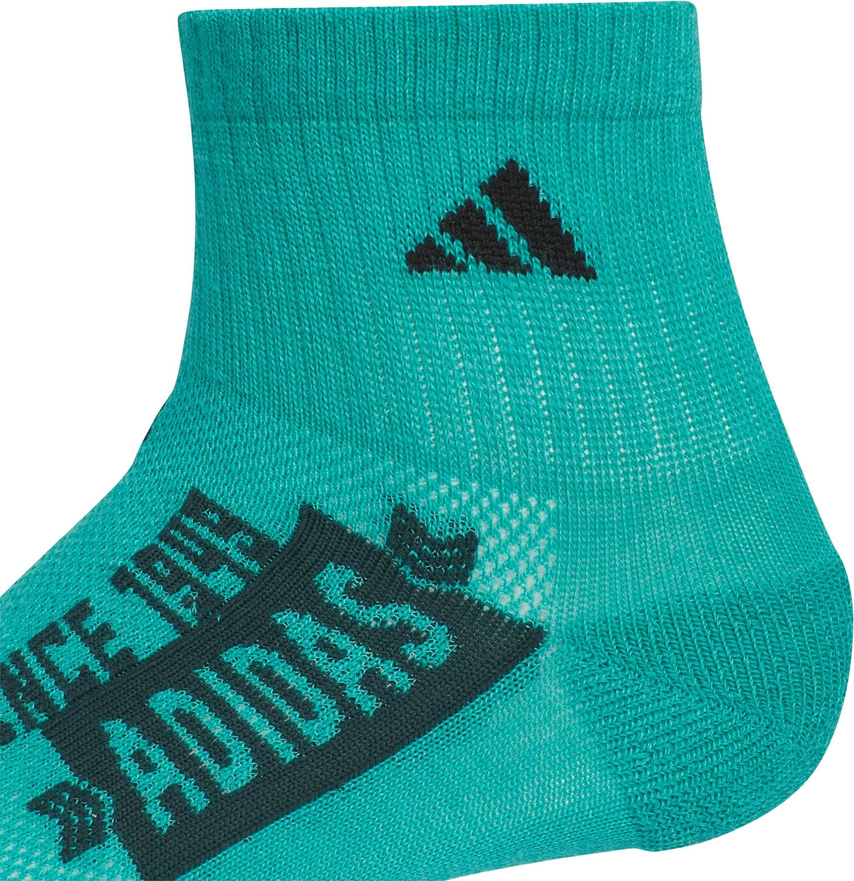 Product gallery image number 4 for product Cushioned Graphic 6 Pack Quarter Socks - Youth