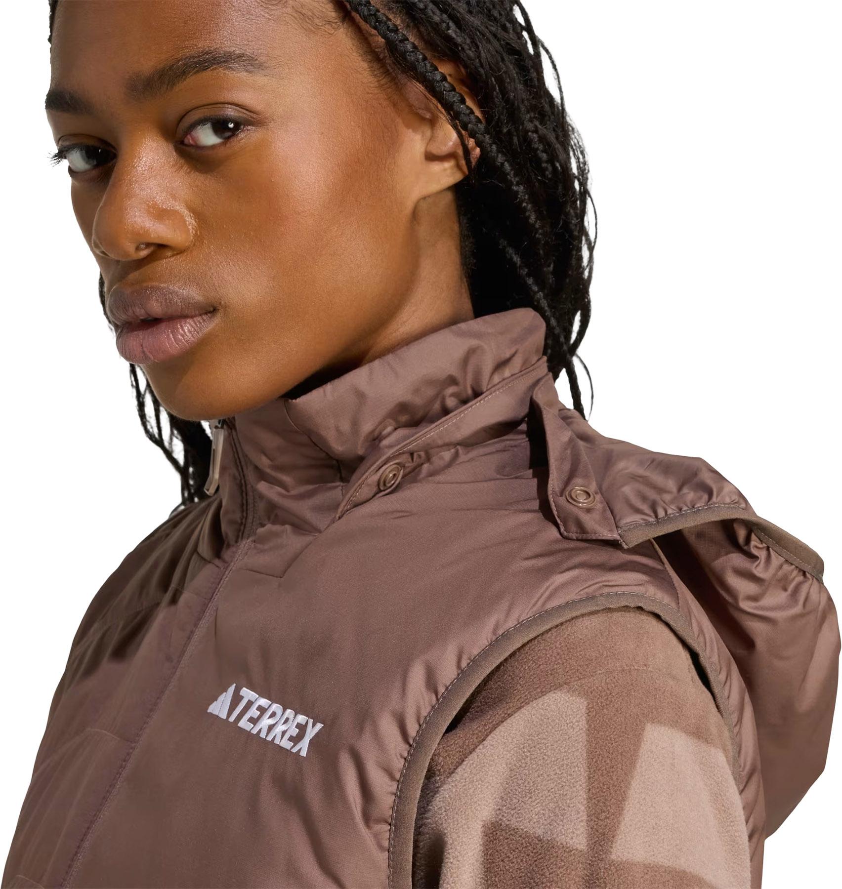 Product gallery image number 5 for product Terrex Multi CLIMAWARM Insulated Hooded Vest - Women's